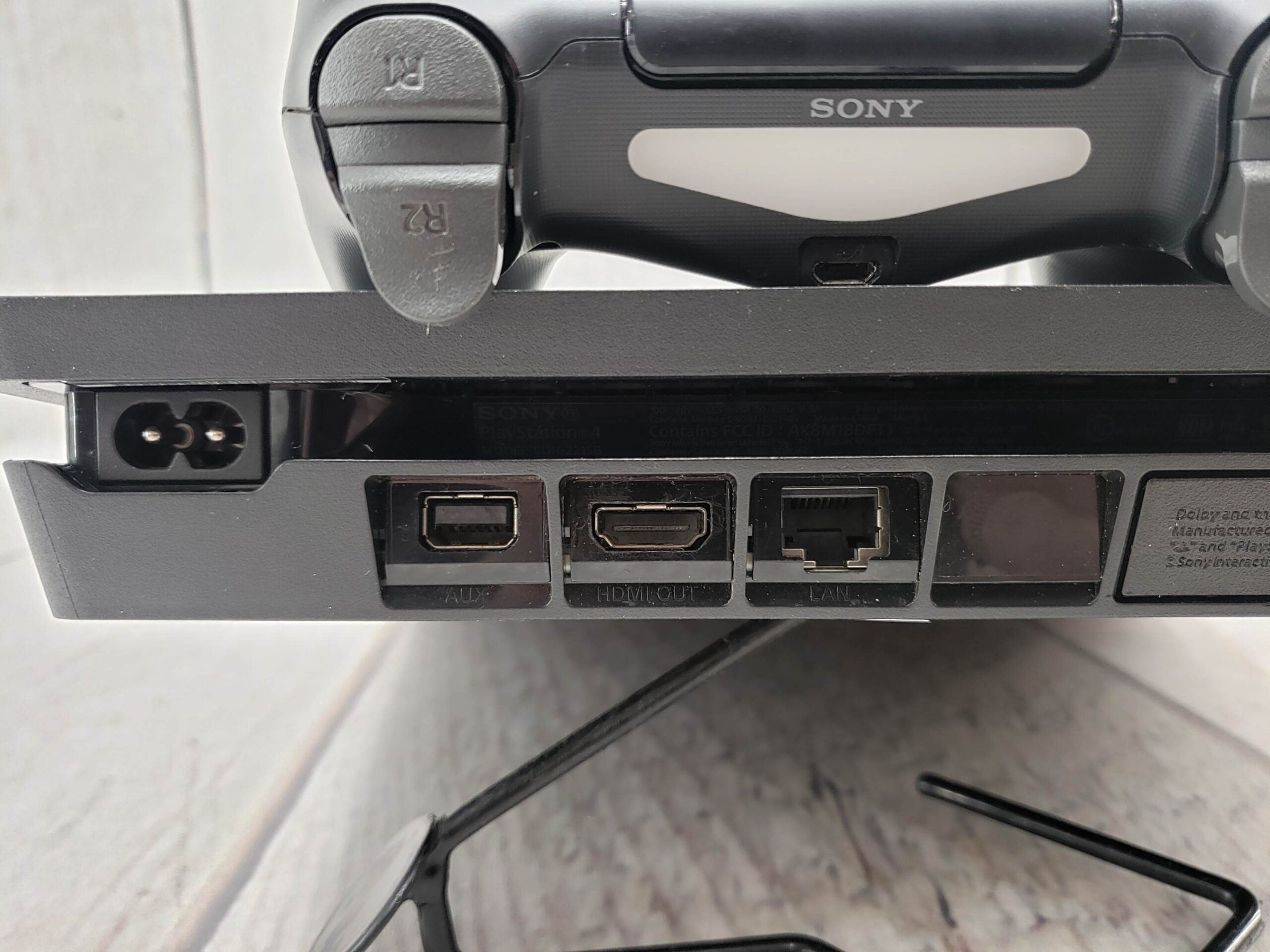 Sony PS4 Slim 1TB w/ one controller, power supply, cords, good condition