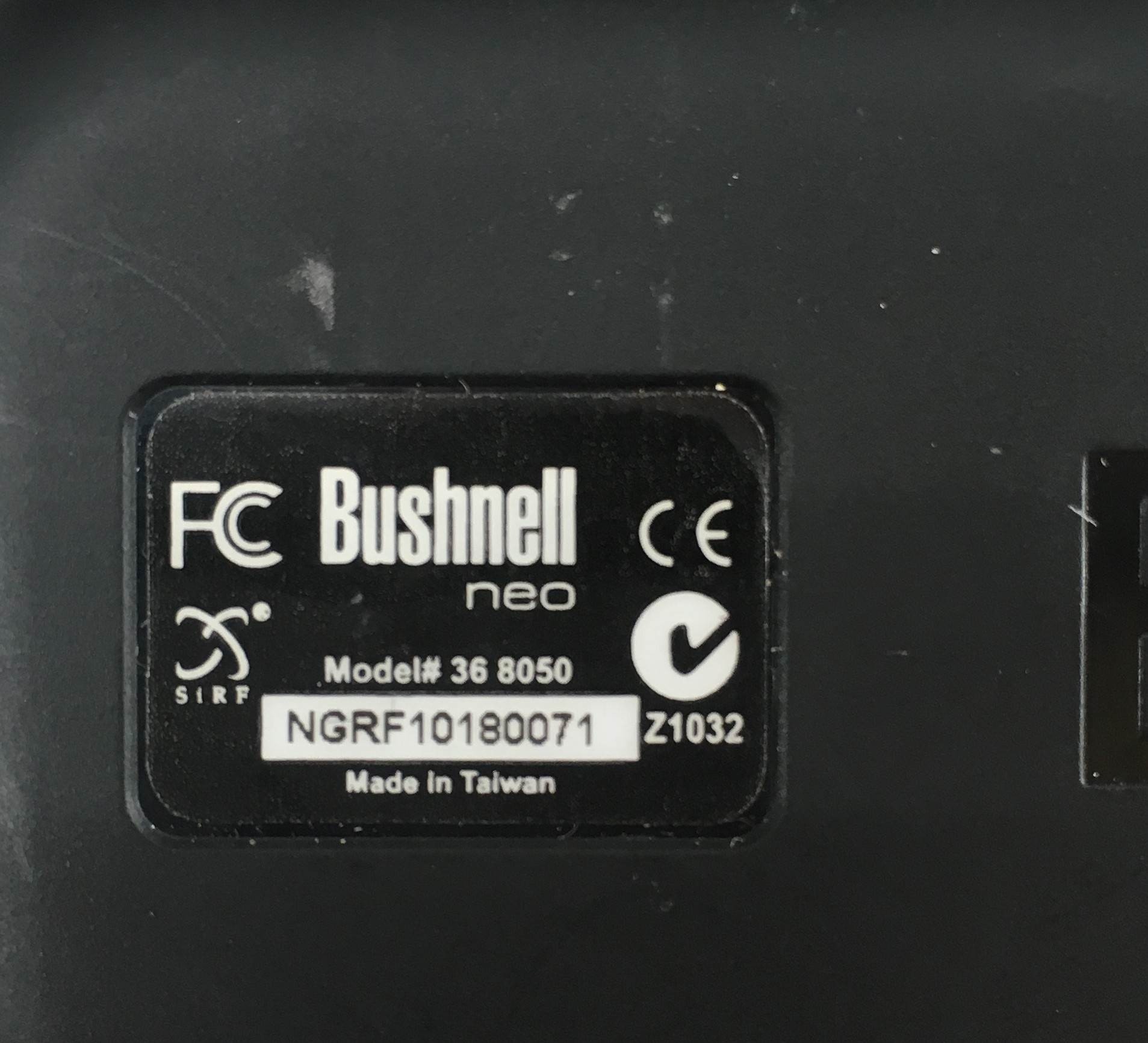 Bushnell Neo 36 8050 GPS Receiver