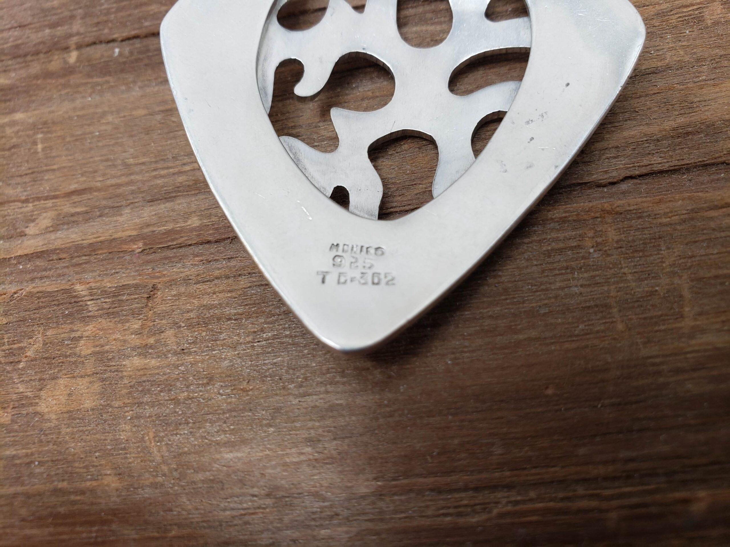 Pendant SS Mexico TC-302 Salomon Mejia Alvarez, 17.61 DWT .925 Sterling Silver 3″ (ht)