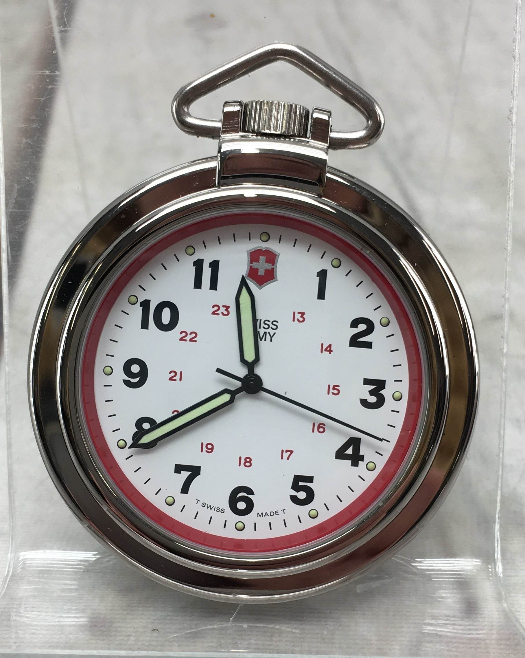Swiss Army Unlimited II Pocket Watch STERLING SILVER 65.3 DWT