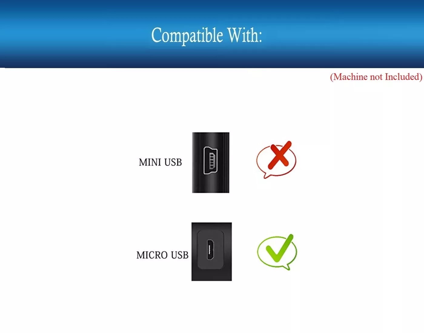 ZFX ZFX-CC10F0510 Car 12V Adapter For Dash Cam