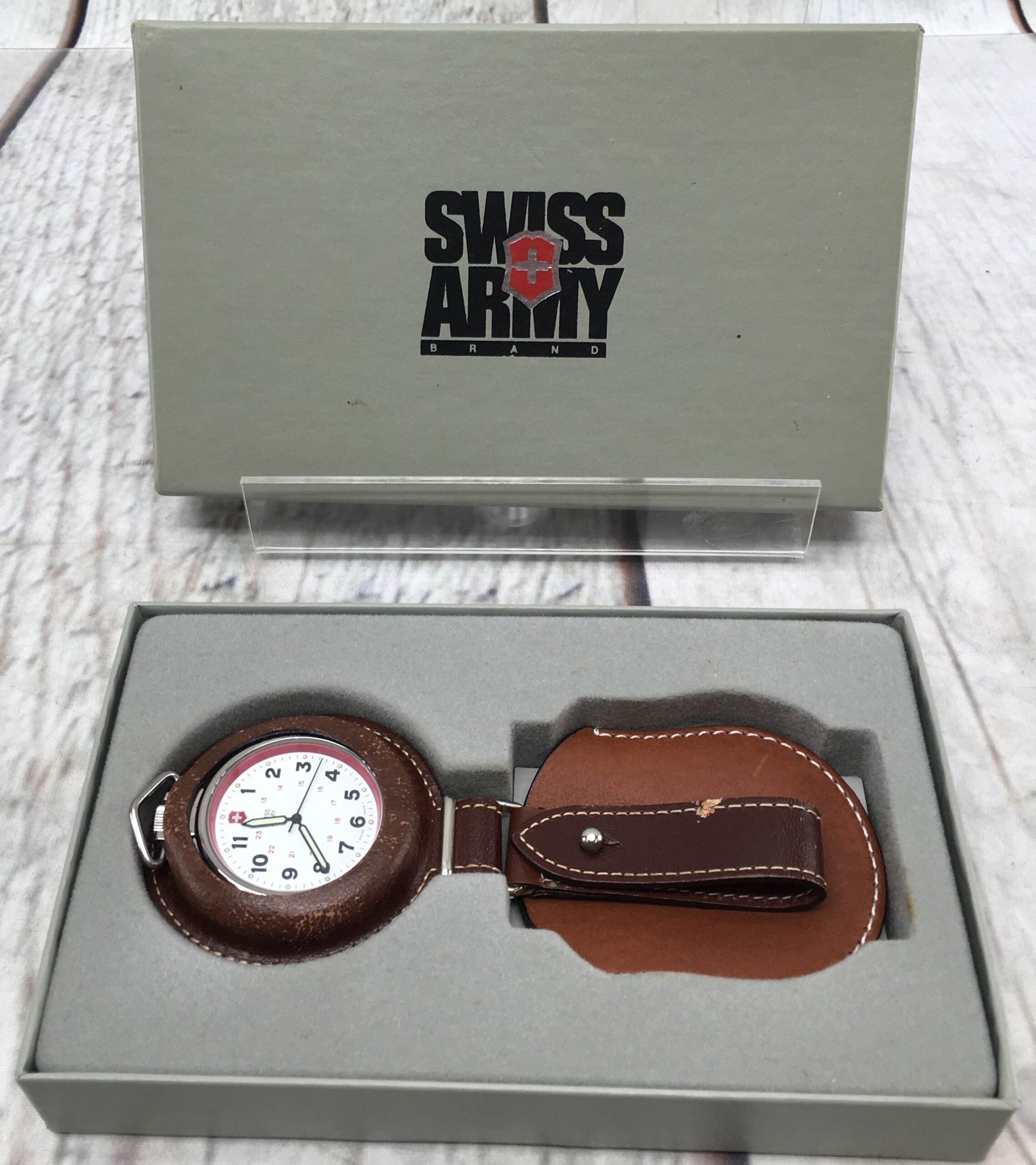 Swiss Army Unlimited II Pocket Watch STERLING SILVER 65.3 DWT