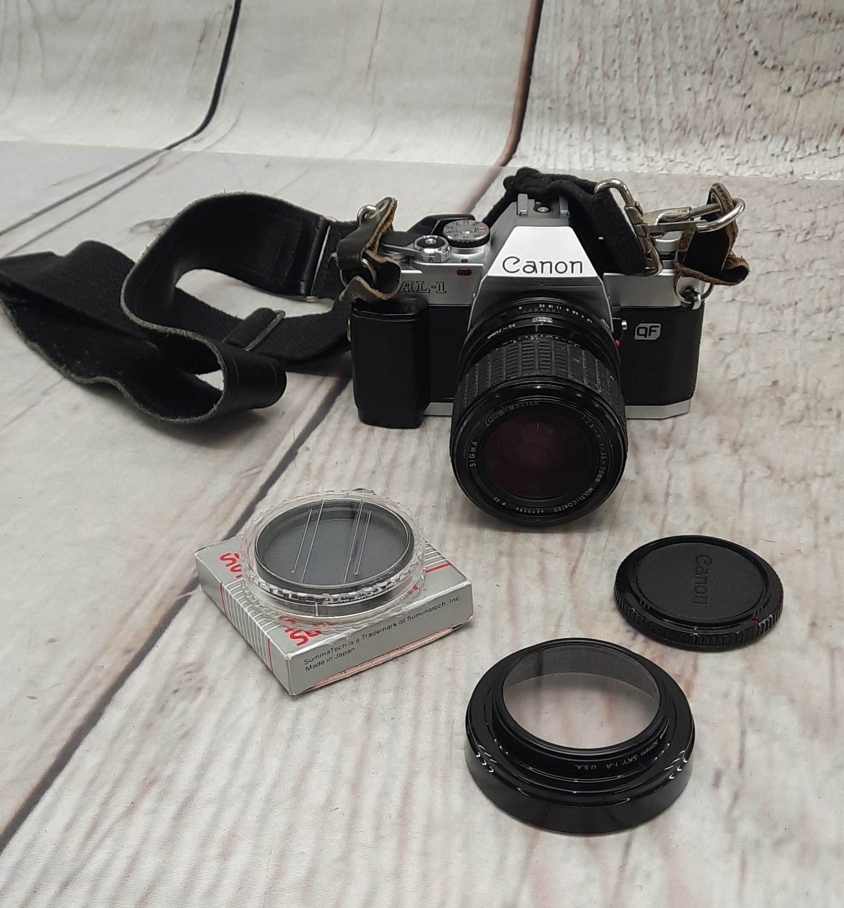 Canon Vintage 1981 Camera with case and paperwork