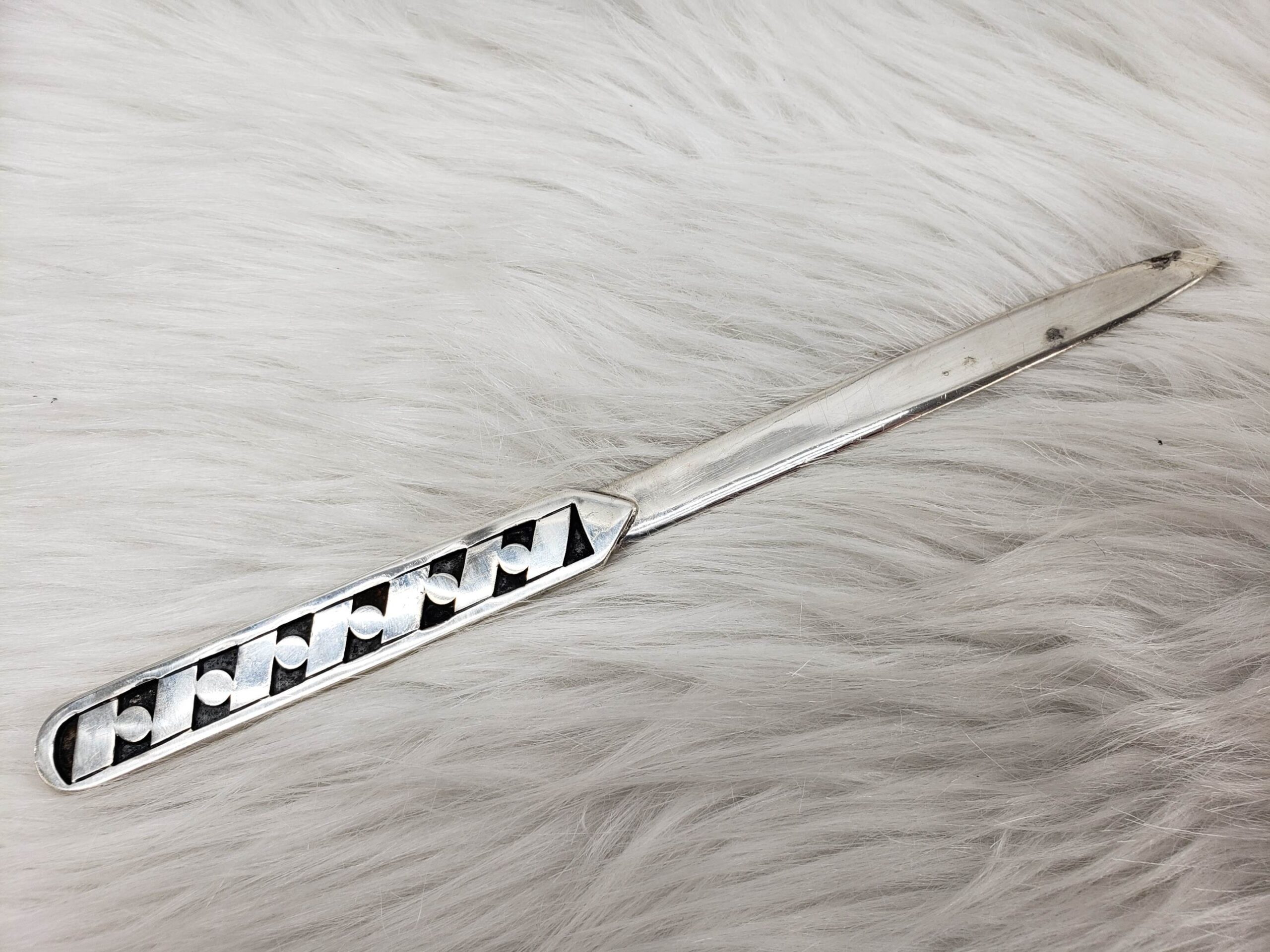 Vintage Sterling Silver Taxco Mexico 1960’s or 1970’s Letter Opener