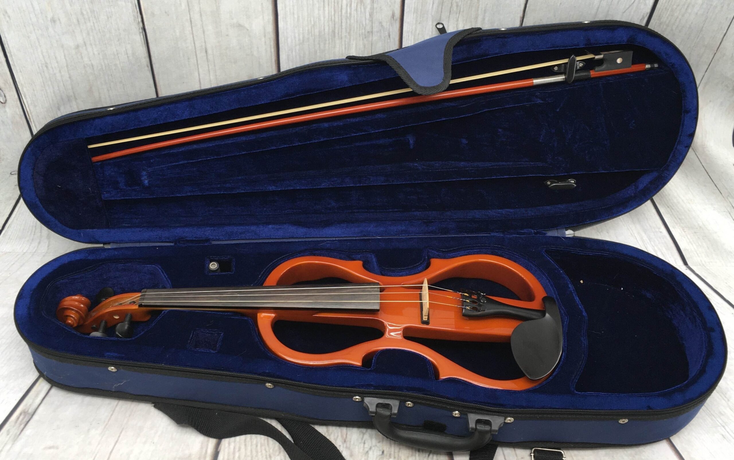 Carmen Electric Violin with Case and Bow