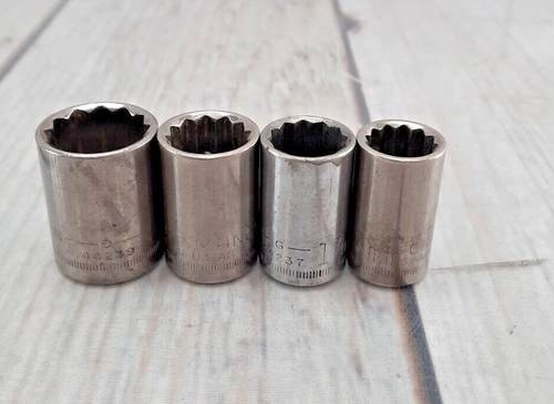 Craftsman 4pc G Series Metric Socket Set 22,18,17,15mm USA Made