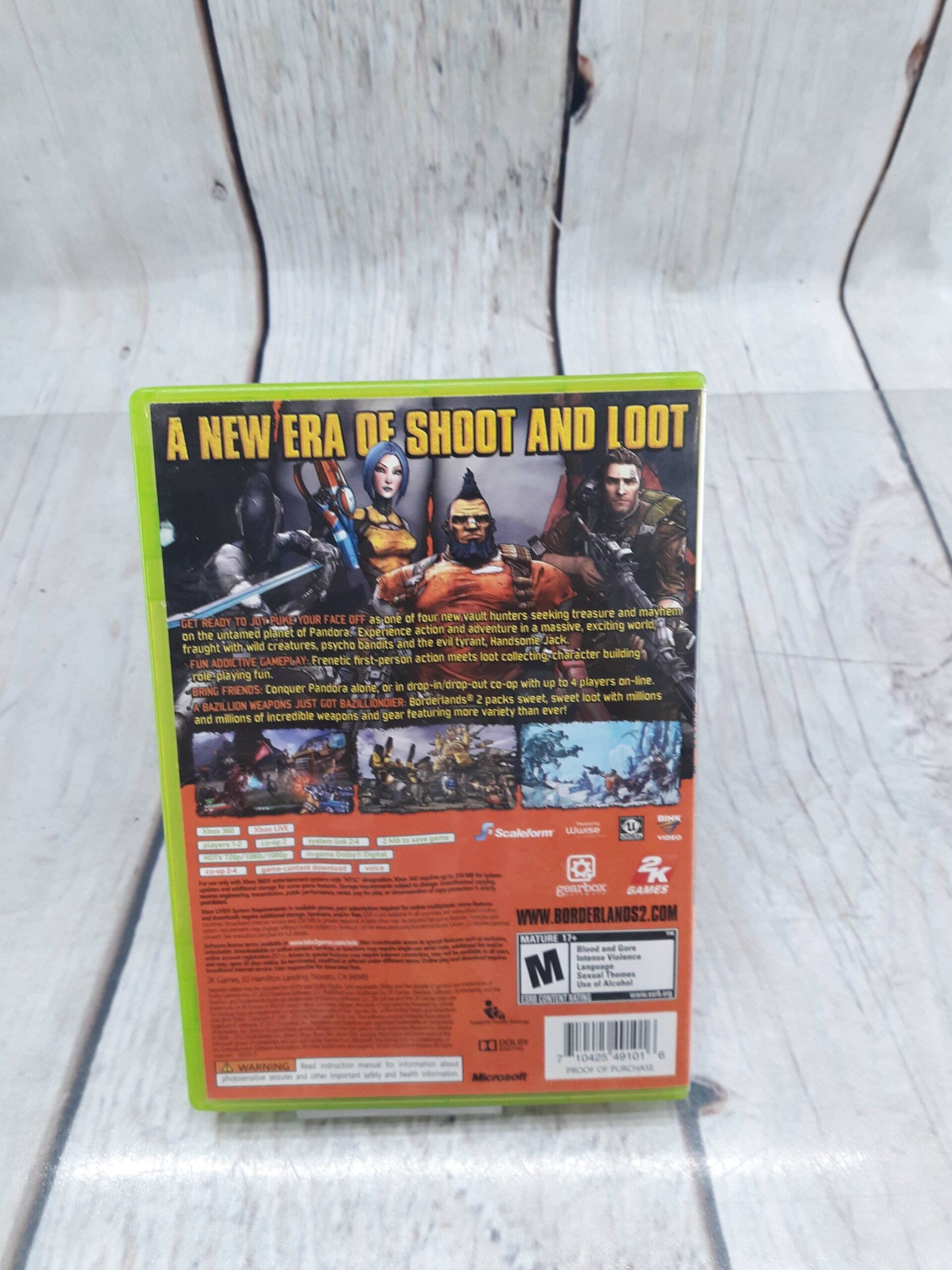Microsoft XBox 360 Borderlands 2 Xbox 360 Games Games