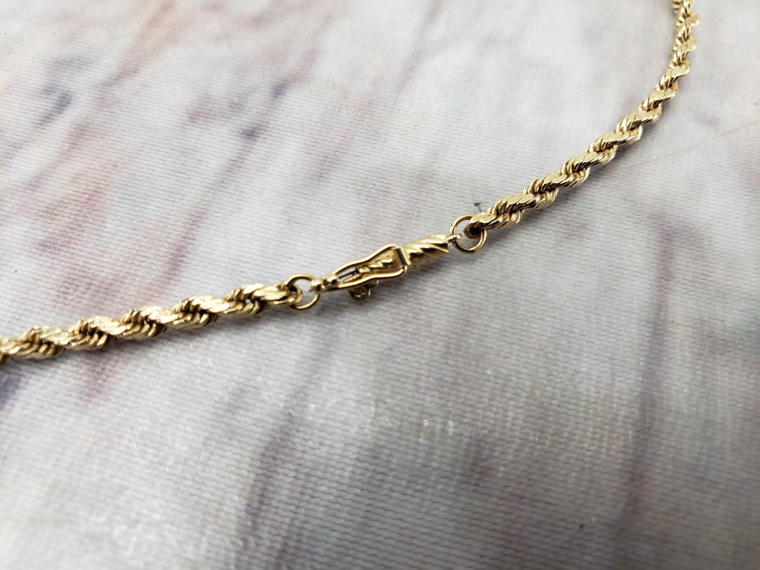 Necklace YG Unisex 20″ Rope Chain 3.60DWT 14k Yellow Gold