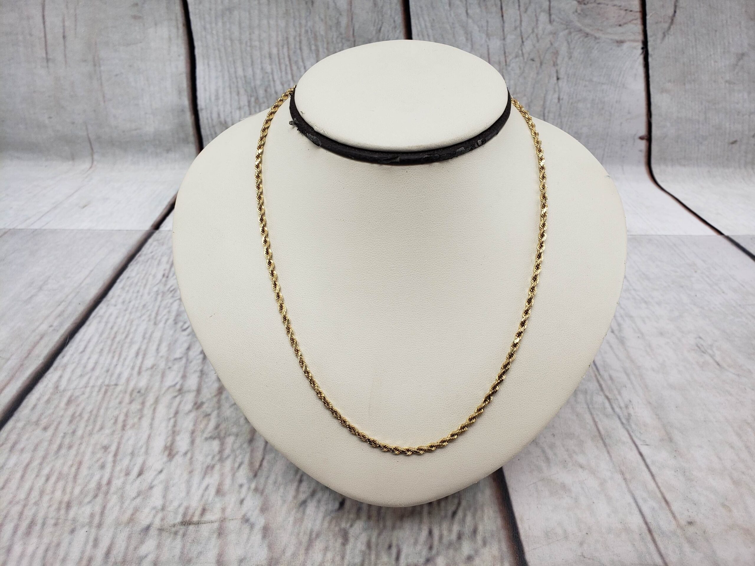 Necklace YG Unisex 20″ Rope Chain 3.60DWT 14k Yellow Gold