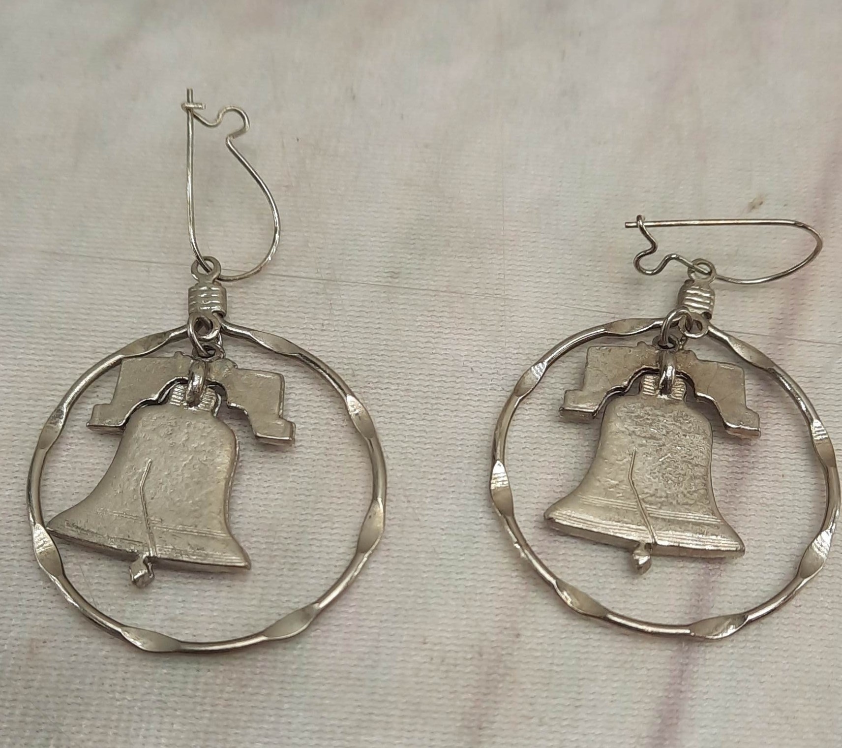 Vintage 1976 Bicentennial Pendant Necklace Bronze Tone Round Bell Jewelry/Earrings/Lapel Pin/Bracelet [Lot 4]