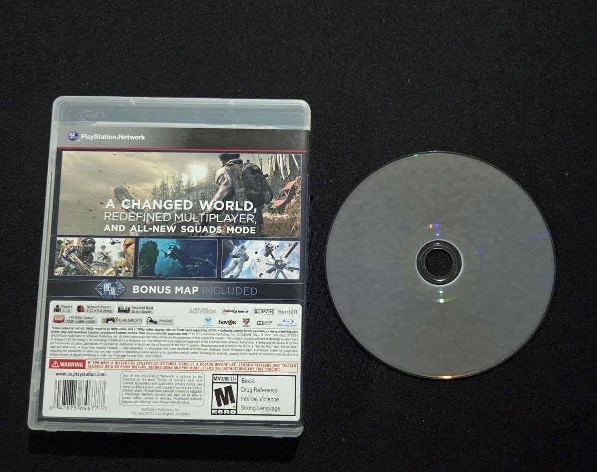 Call of Duty Ghosts * No Manual* PS3 / Playstation 3 Games Games