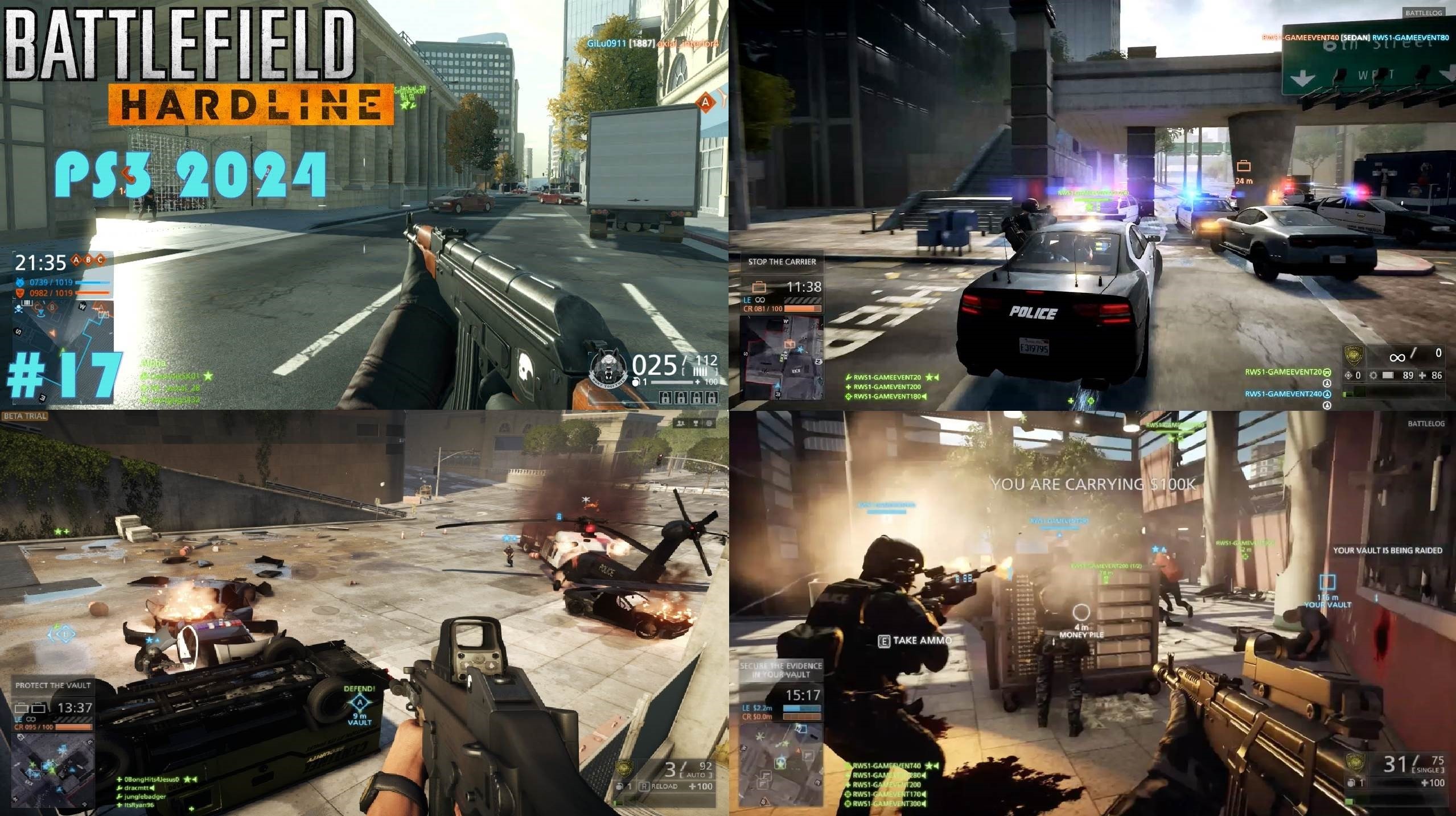 Battlefield Hardline *No Manual* PS3 / Playstation 3 Game