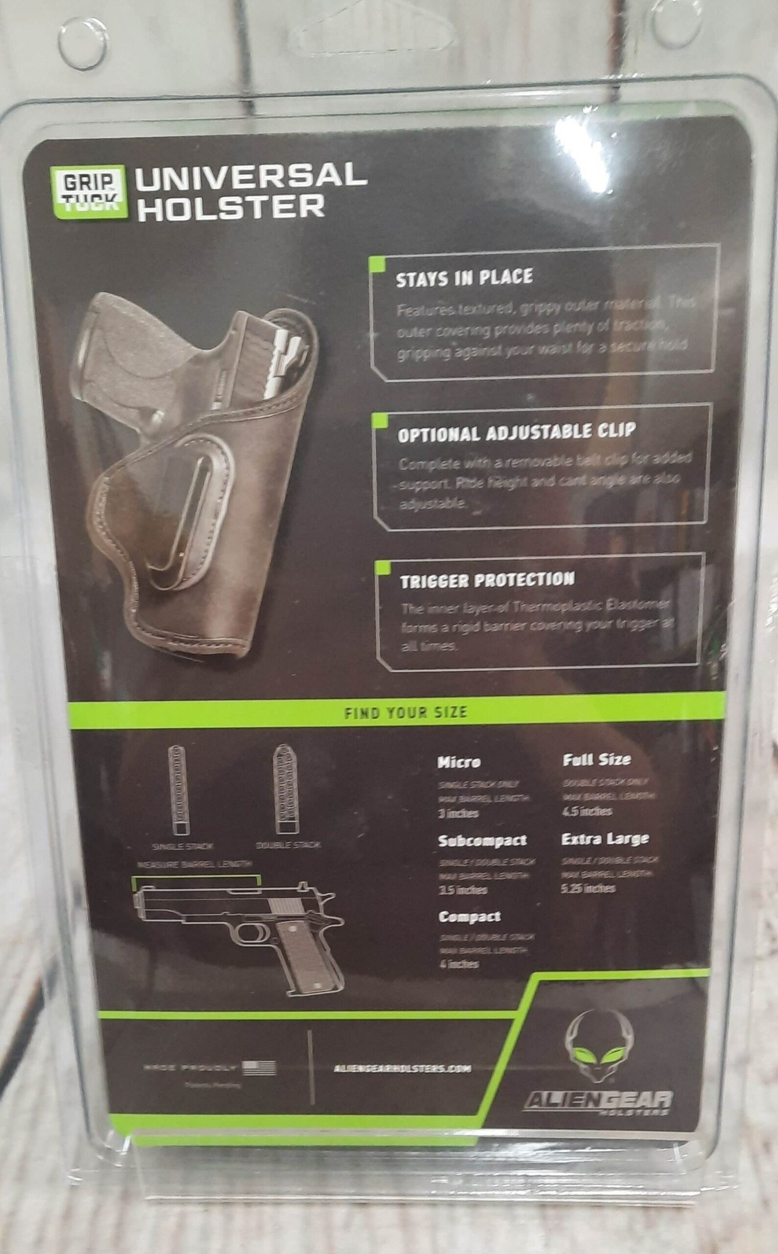 Alien Gear Grip Tuck Micro LH 3″ Holster