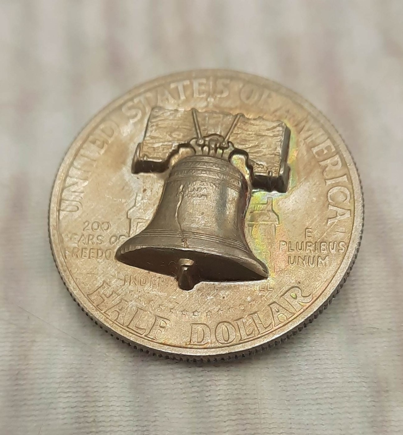Vintage 1976 Bicentennial Pendant Necklace Bronze Tone Round Bell Jewelry/Earrings/Lapel Pin/Bracelet [Lot 4]