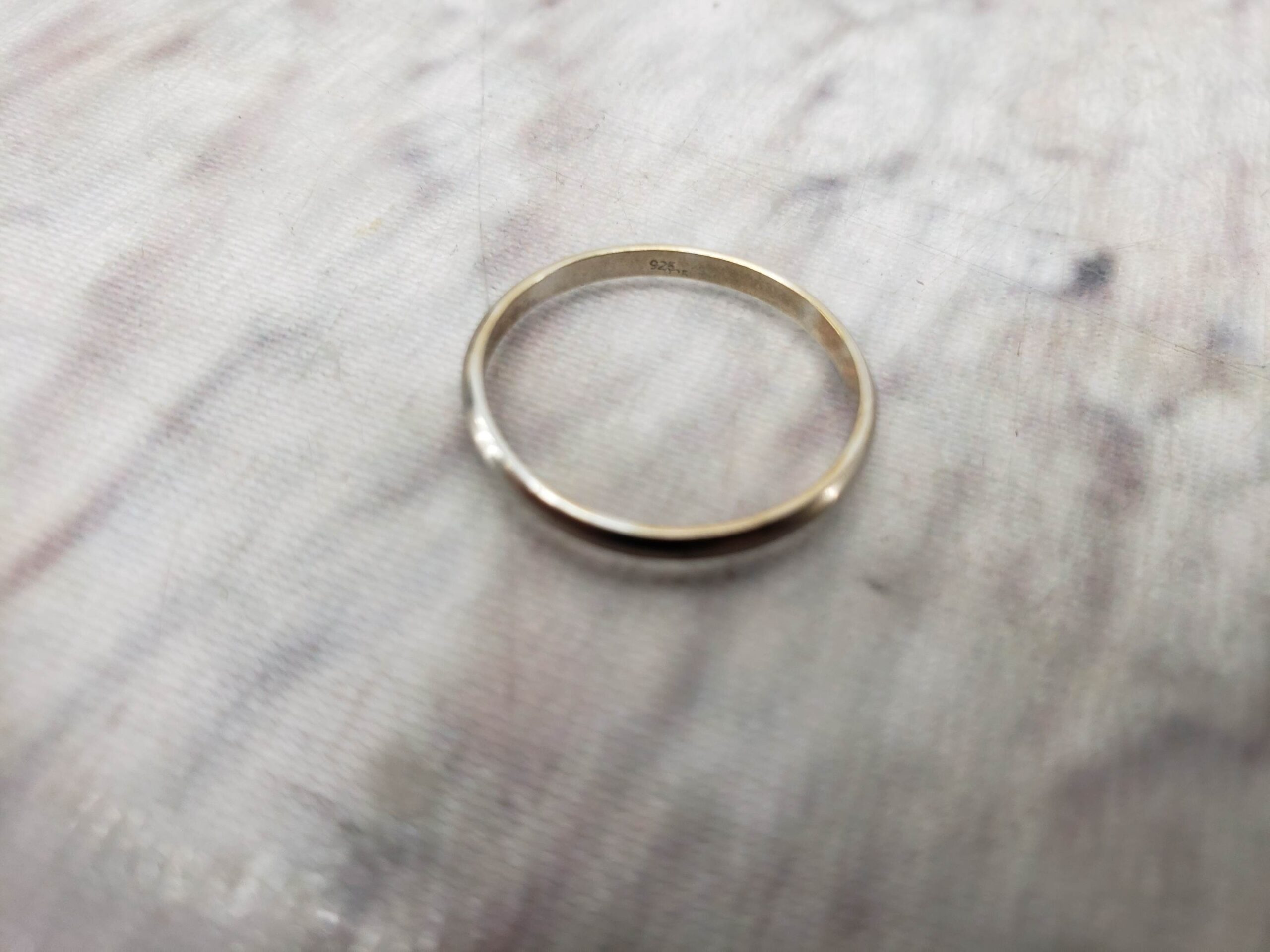 Ring SS Unisex Sz 8.5 0.69DWT .925 Sterling Silver Plain Band