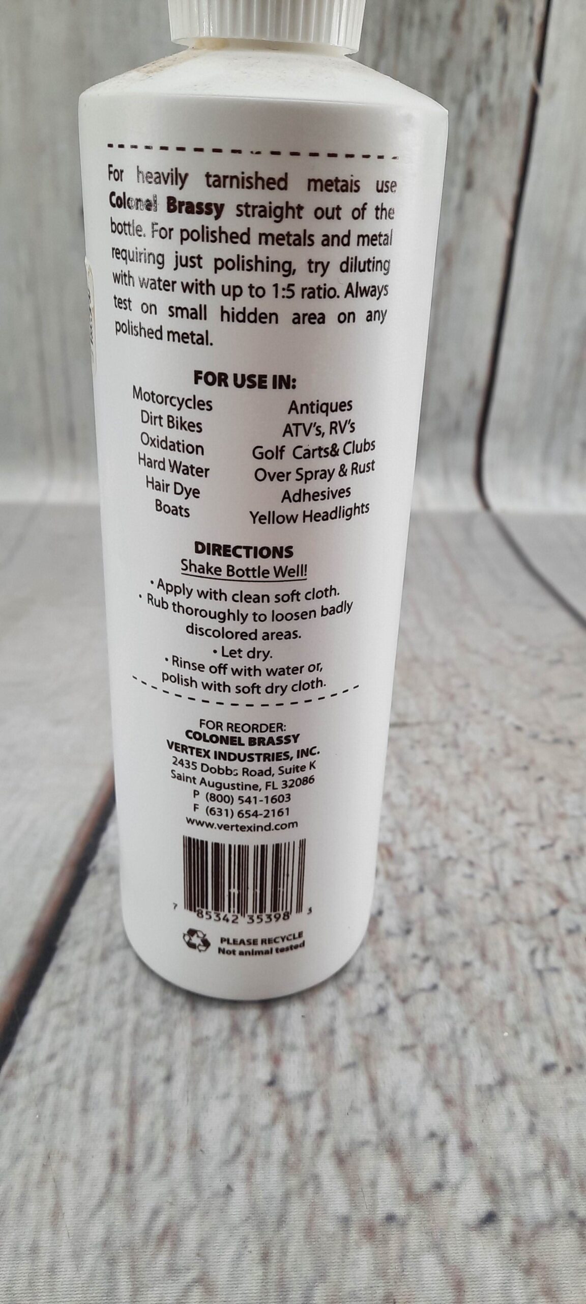 Colonel Brassy Hard Surface Cleaner Cleaning