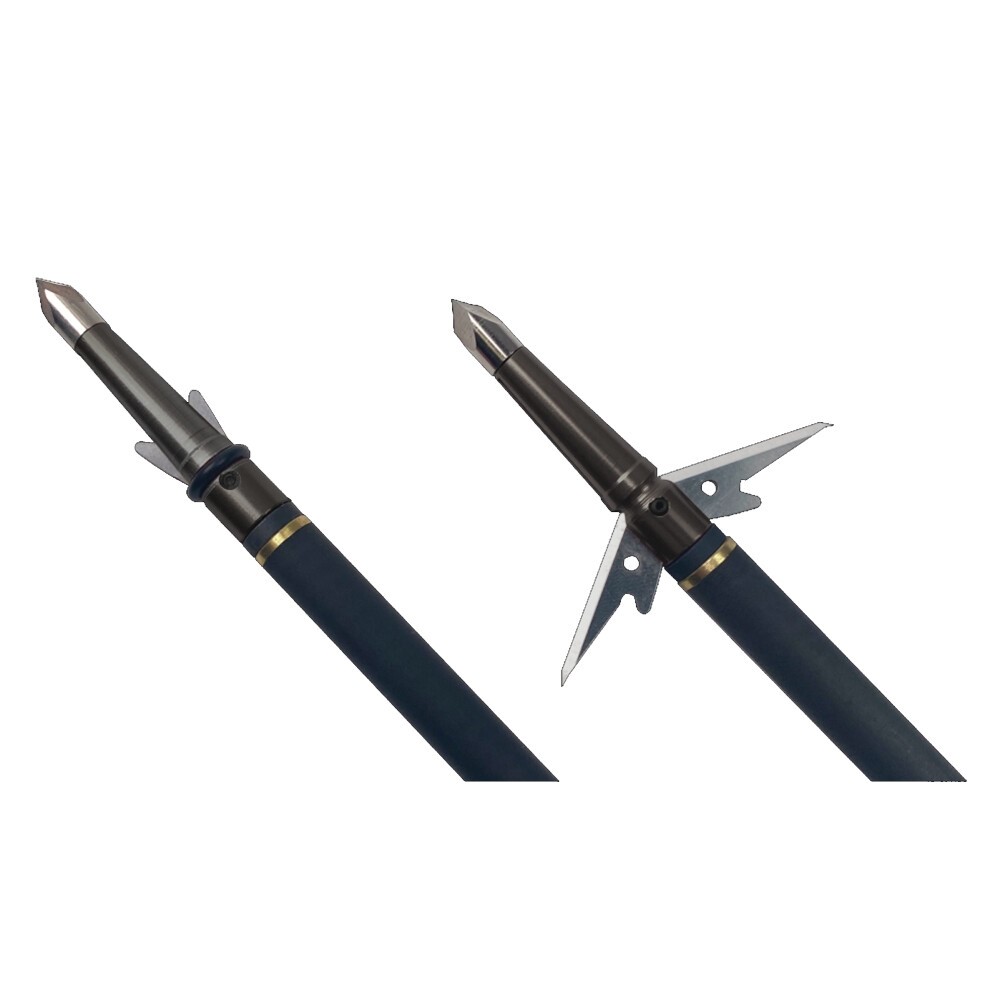 Centerpoint Xbow Broadhead Deadpoint 2-Bld Exp 100Gr 3Pk AXCPBH100