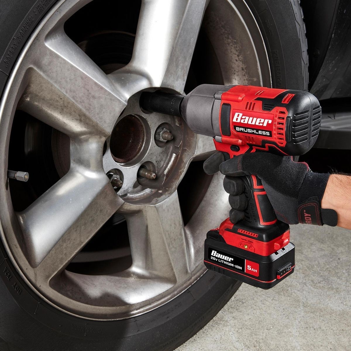 Bauer 1/2″ 20V Cordless Impact~NEW!