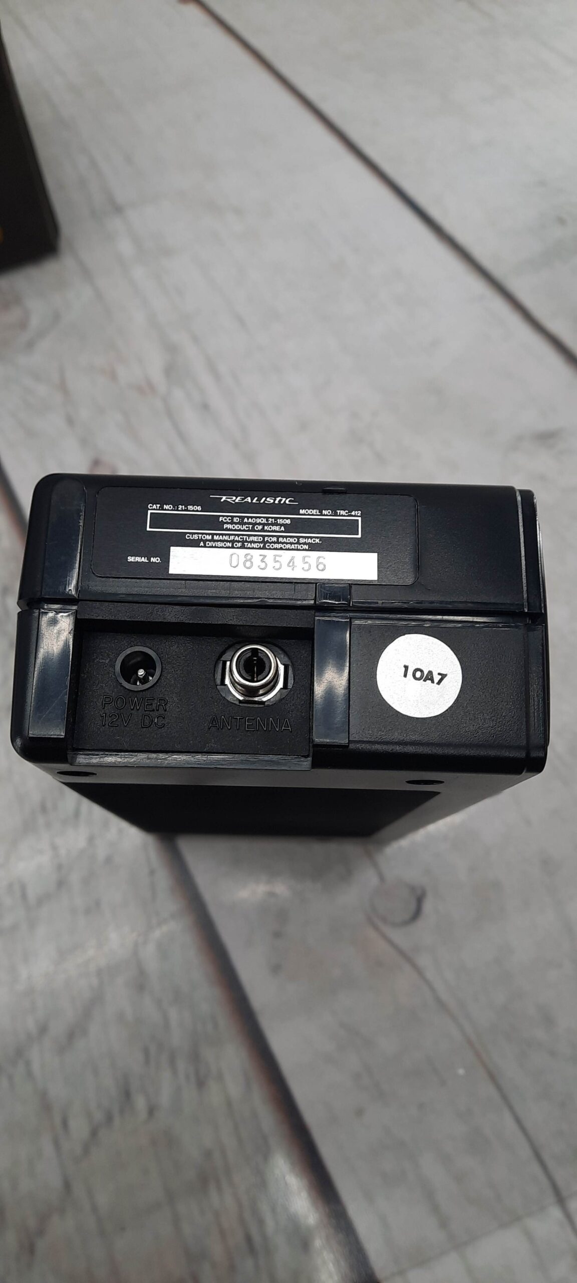 Realistic TRC412 40 Channel Two Way Emergency Citizens Band System in Box