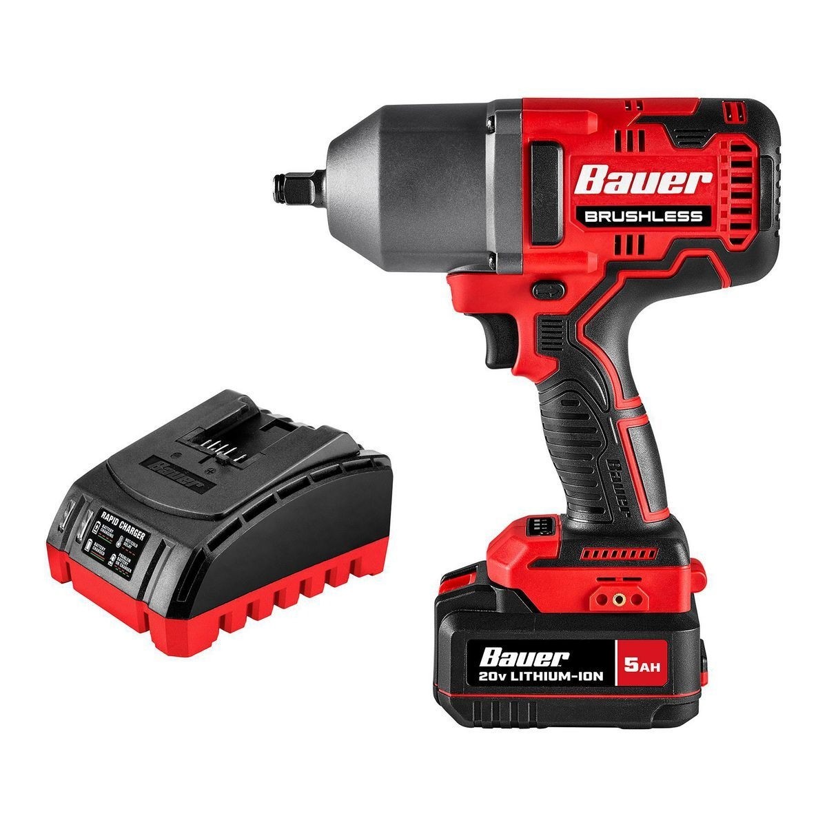 Bauer 1/2″ 20V Cordless Impact~NEW!