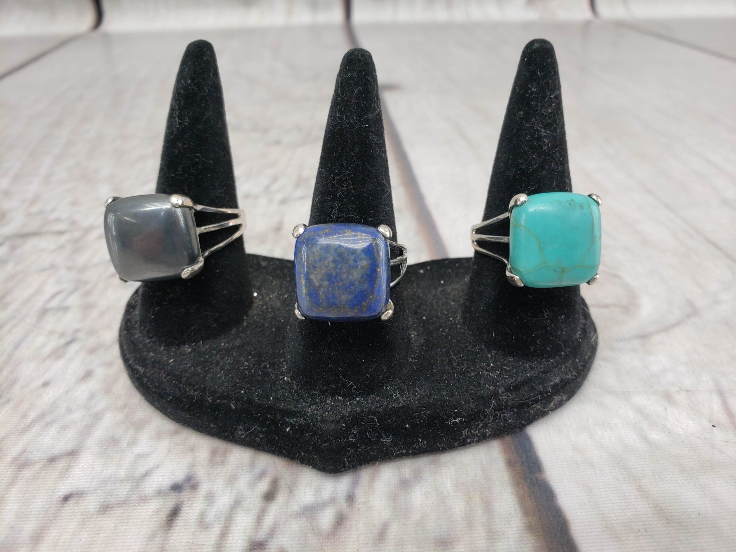 Rings SS Women Sz 7 12.62DWT .925 Sterling, Set of 3