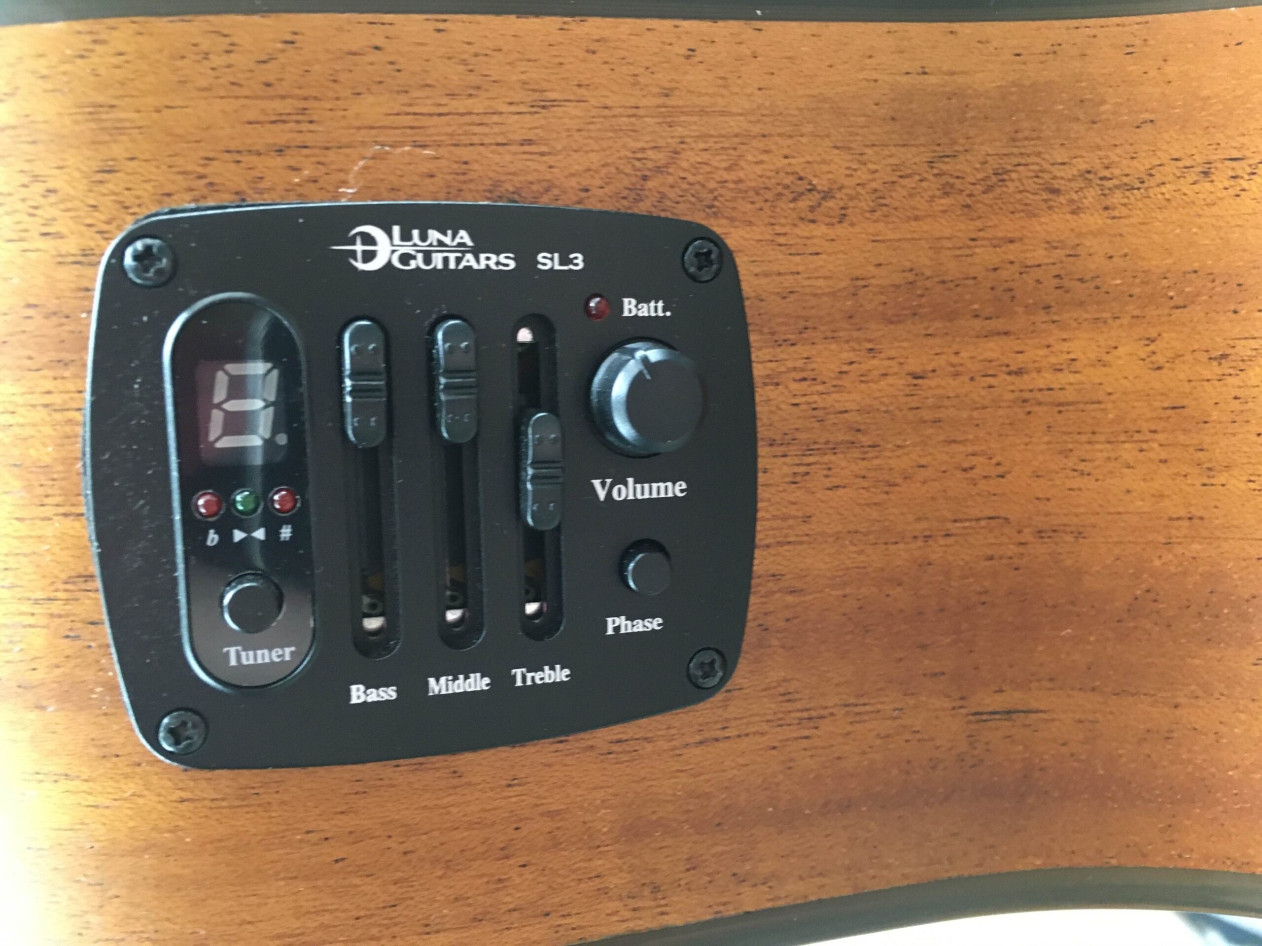 Luna GYPTATMAHGC Acoustic Electric Guitar