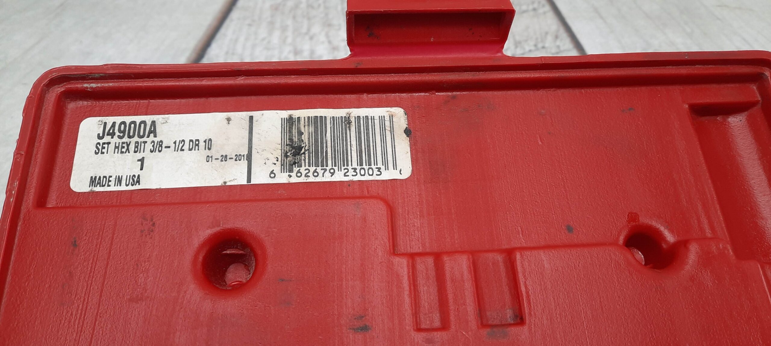 Proto j4900a 10pc Hex Bit SAE  Socket Set