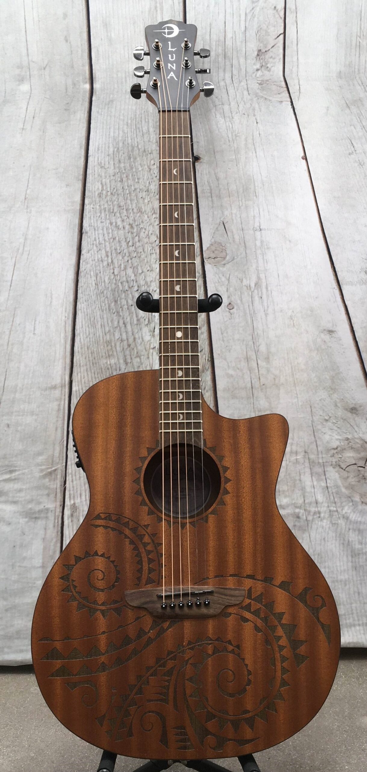Luna GYPTATMAHGC Acoustic Electric Guitar