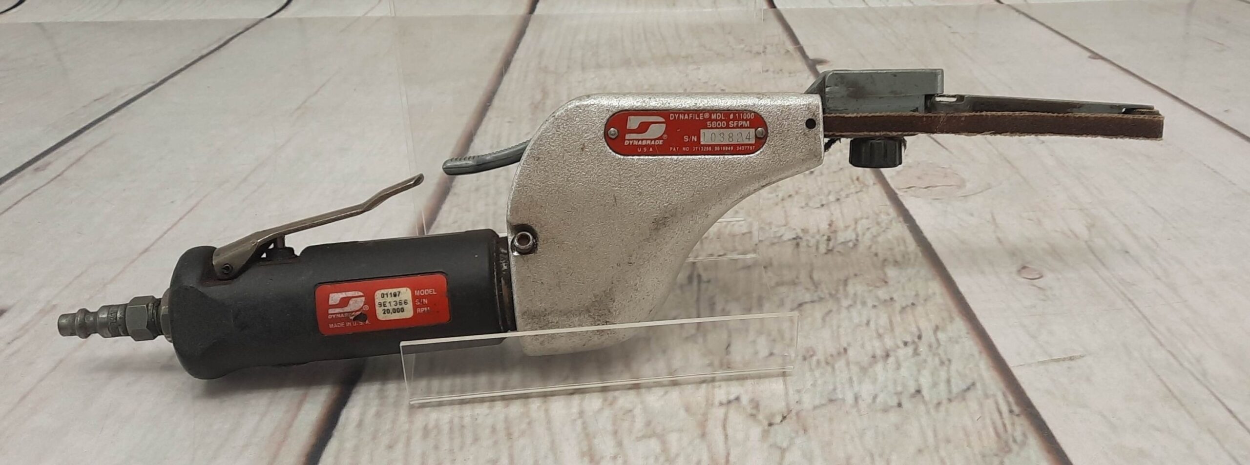 Dynabrade Dynafile Air Belt Sander 20,000 RPM, Belt- 1/2”x 24”
