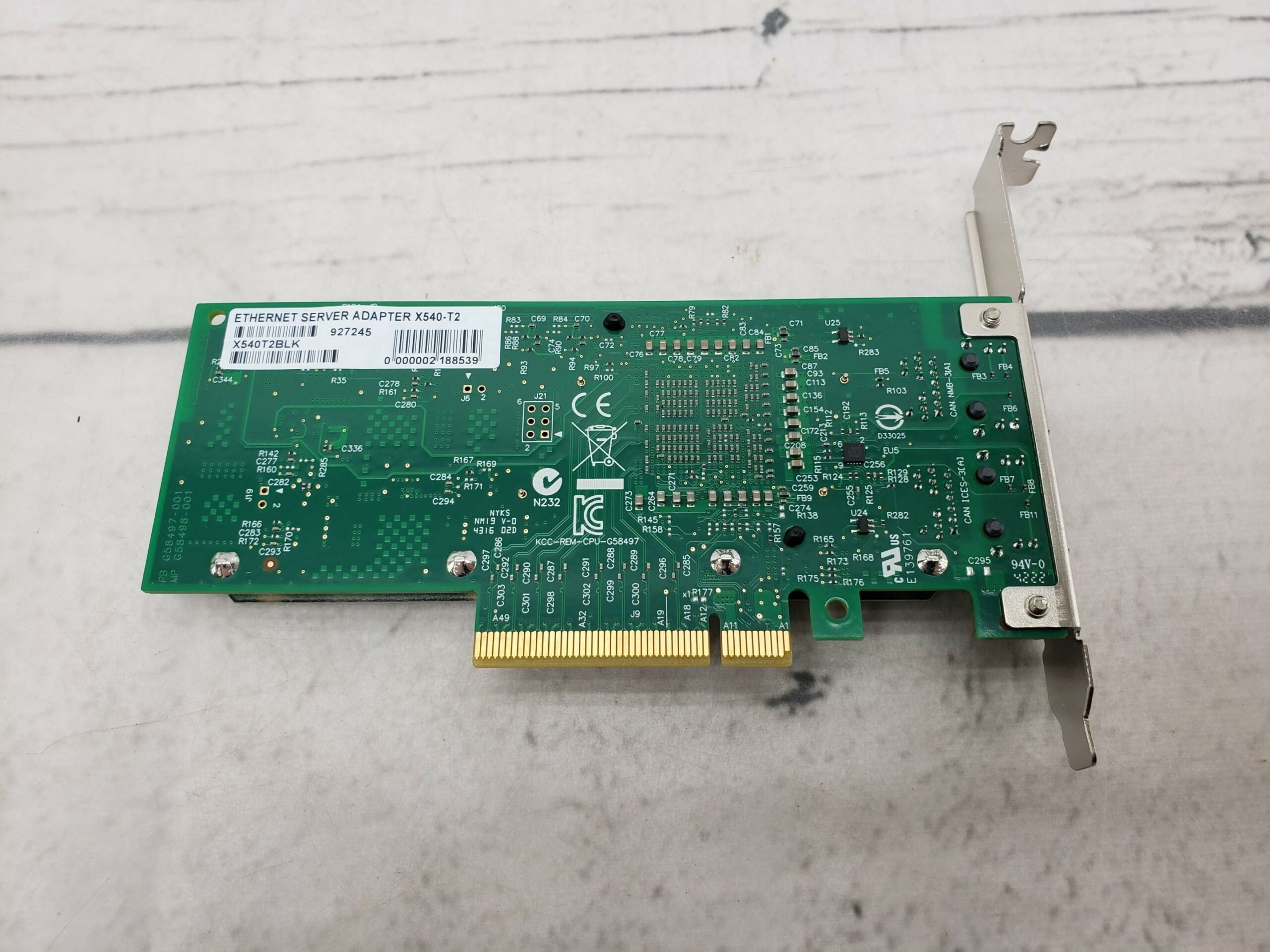Intel X540-T2 Ethernet Converged Network Adapter