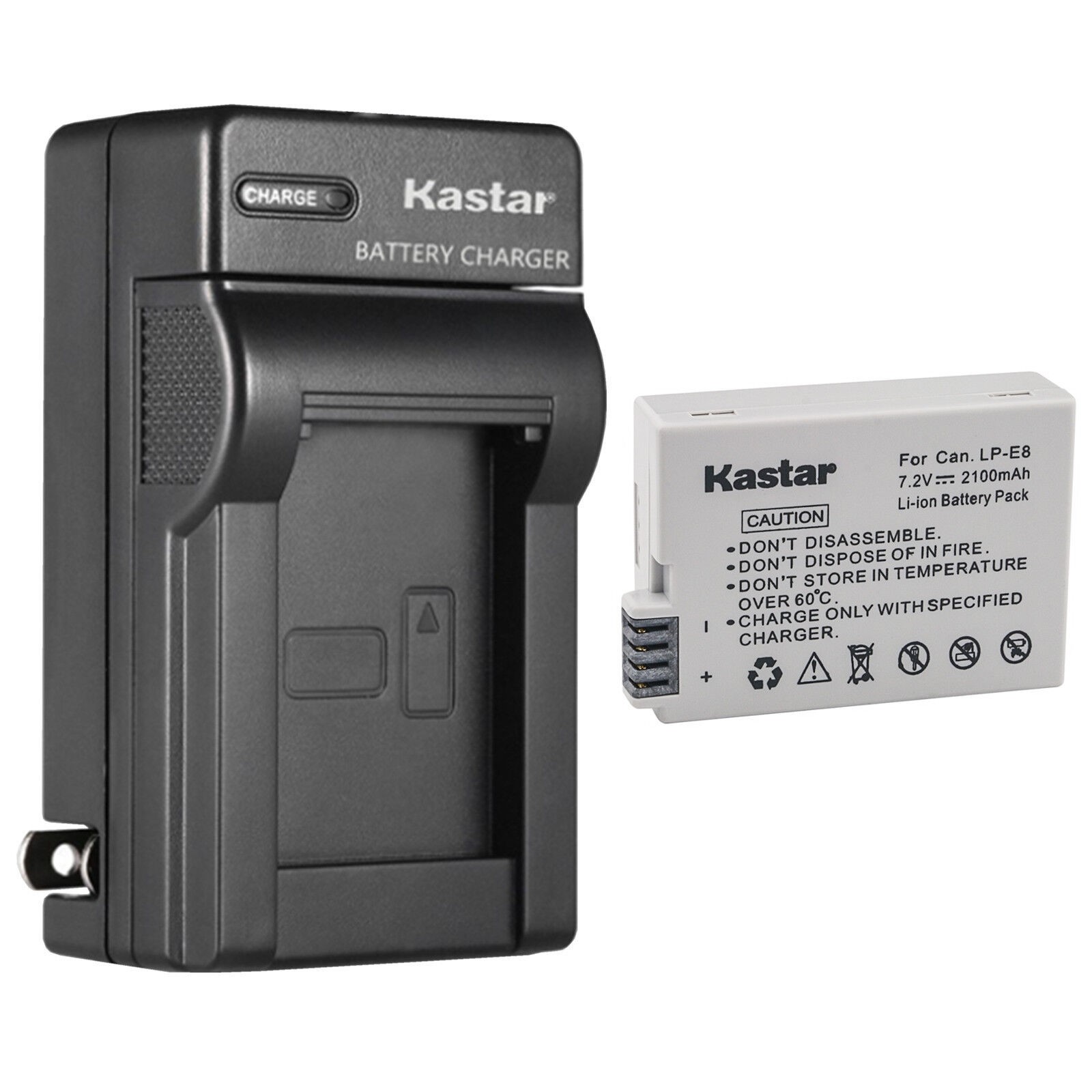 Kastar E8 Camera Battery Charger