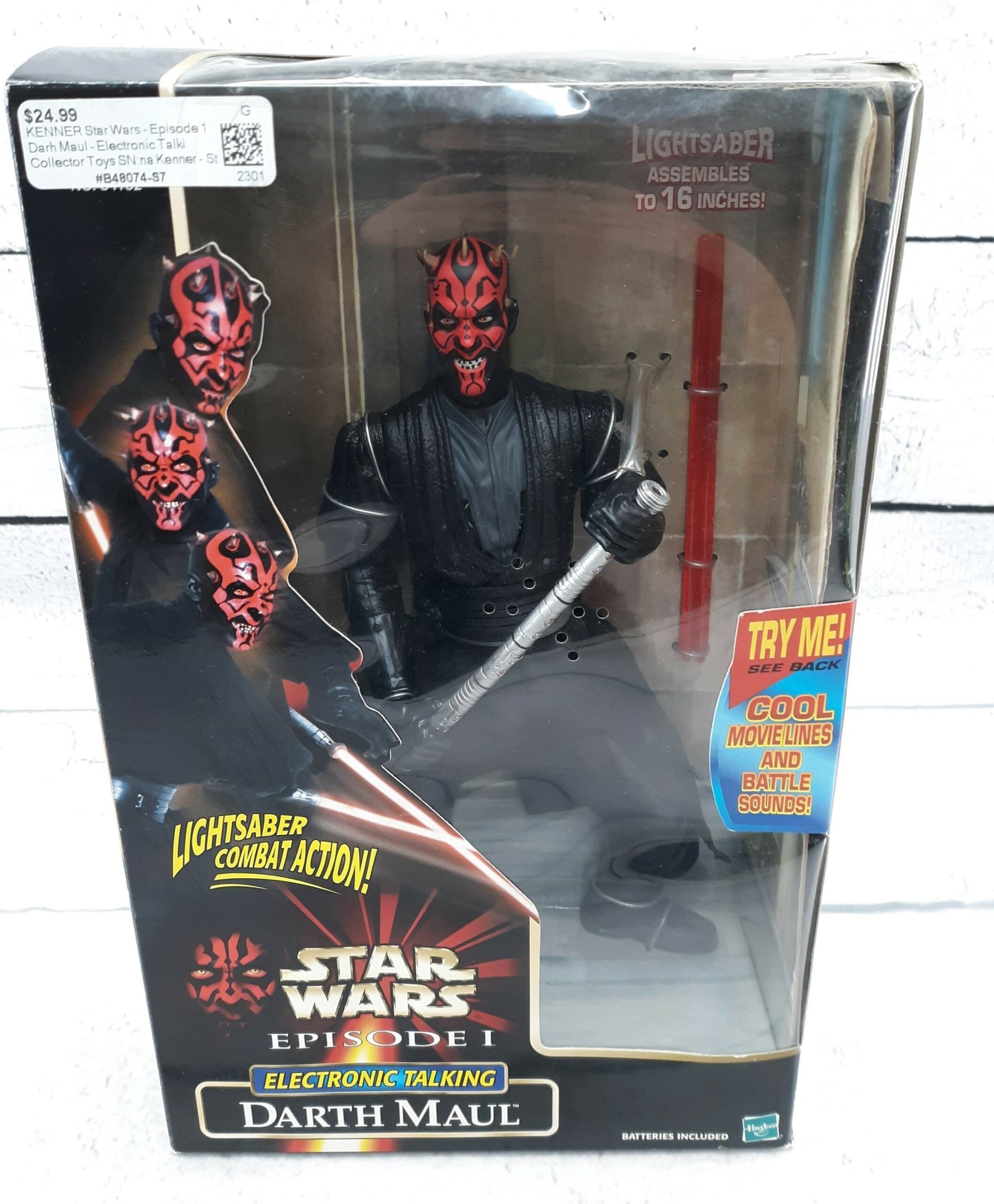 KENNER Star Wars – Episode 1 Darth Maul-Electronic Talki Collectable Toys