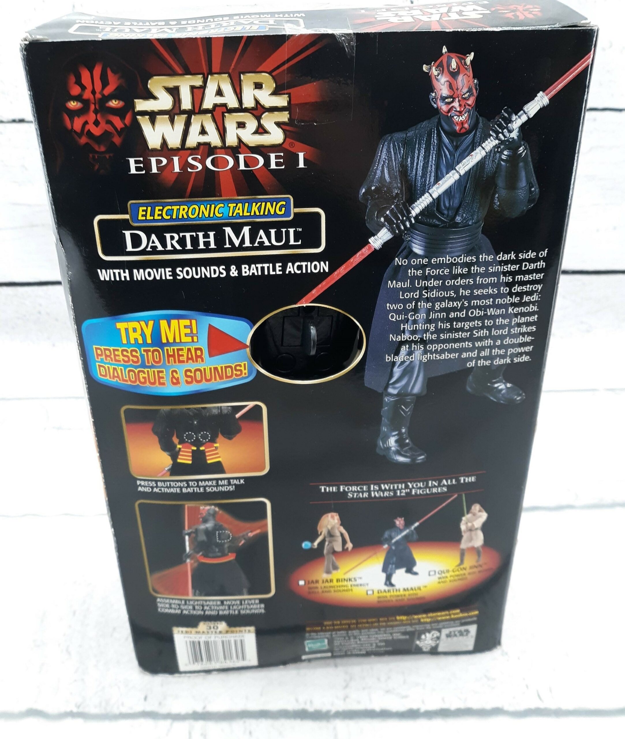 KENNER Star Wars – Episode 1 Darth Maul-Electronic Talki Collectable Toys