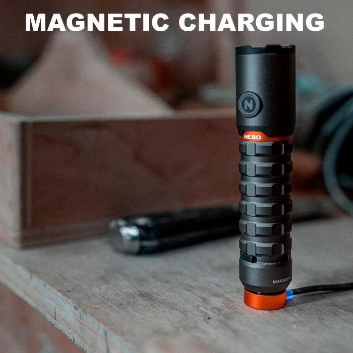 NEBO Torchy 2K Rechargeable Flashlight Handheld Flashlight Flash Light