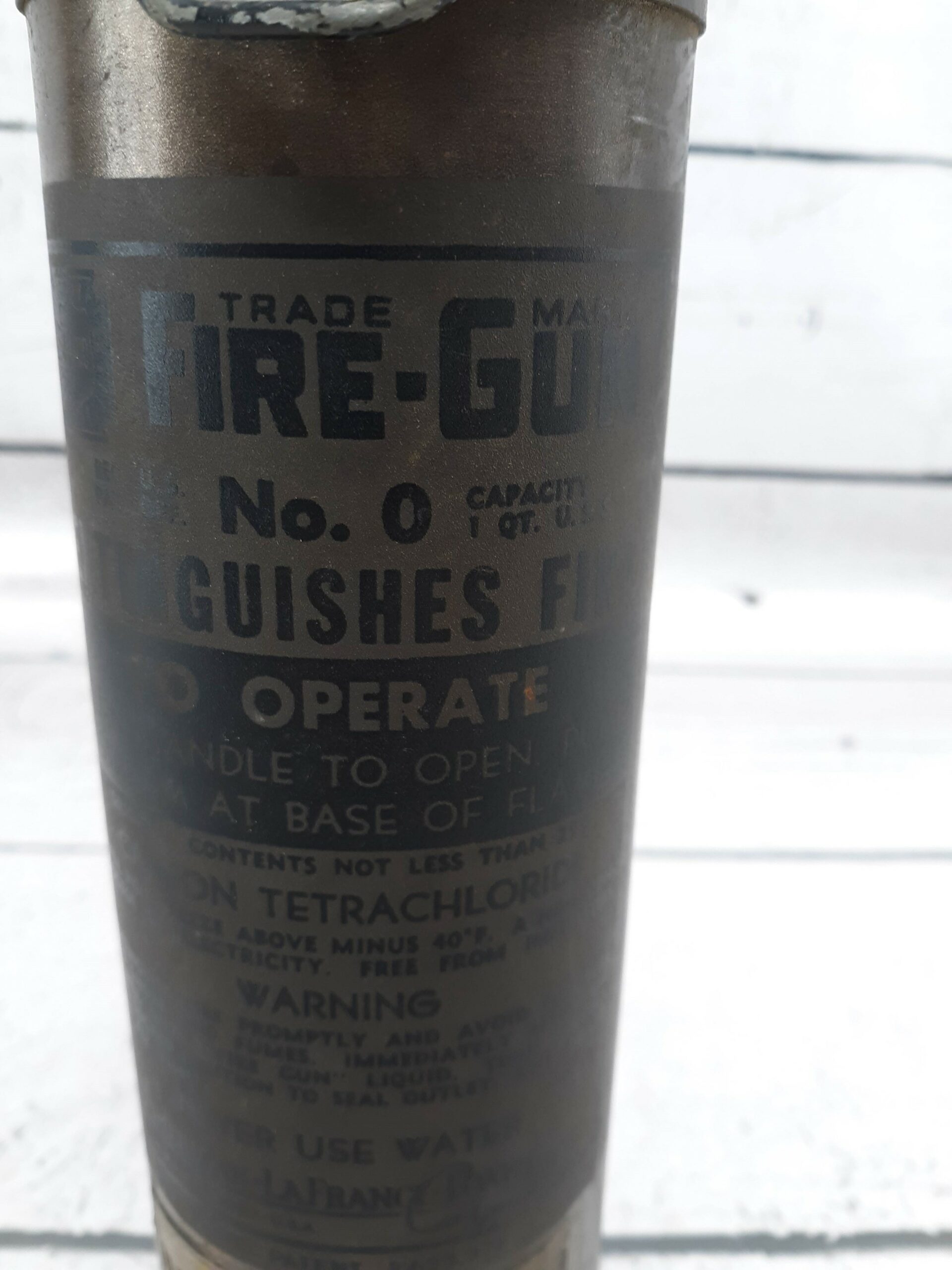 ALFCO 1 Quart Fire Extingusher Brass Fire Extinguisher