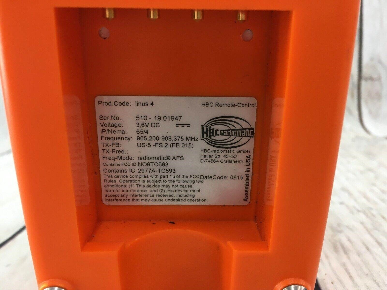 HBC Radiomatic Linus 4 Tool Compact Linear Lever Control 4 stepless drive