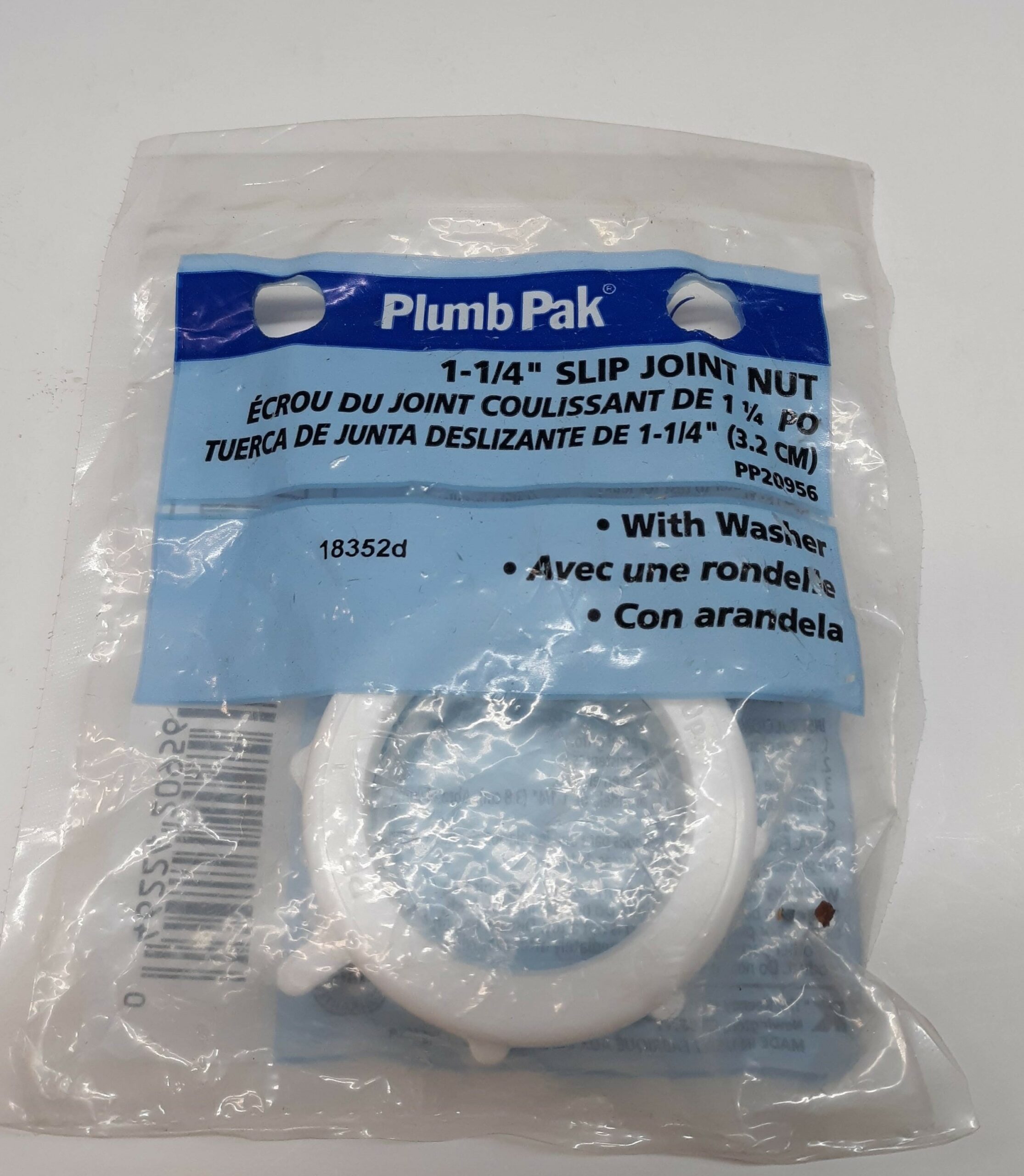 Plumb Pak PP20956  1 1/4″ Slip Joint Nut With Washer Lot 14