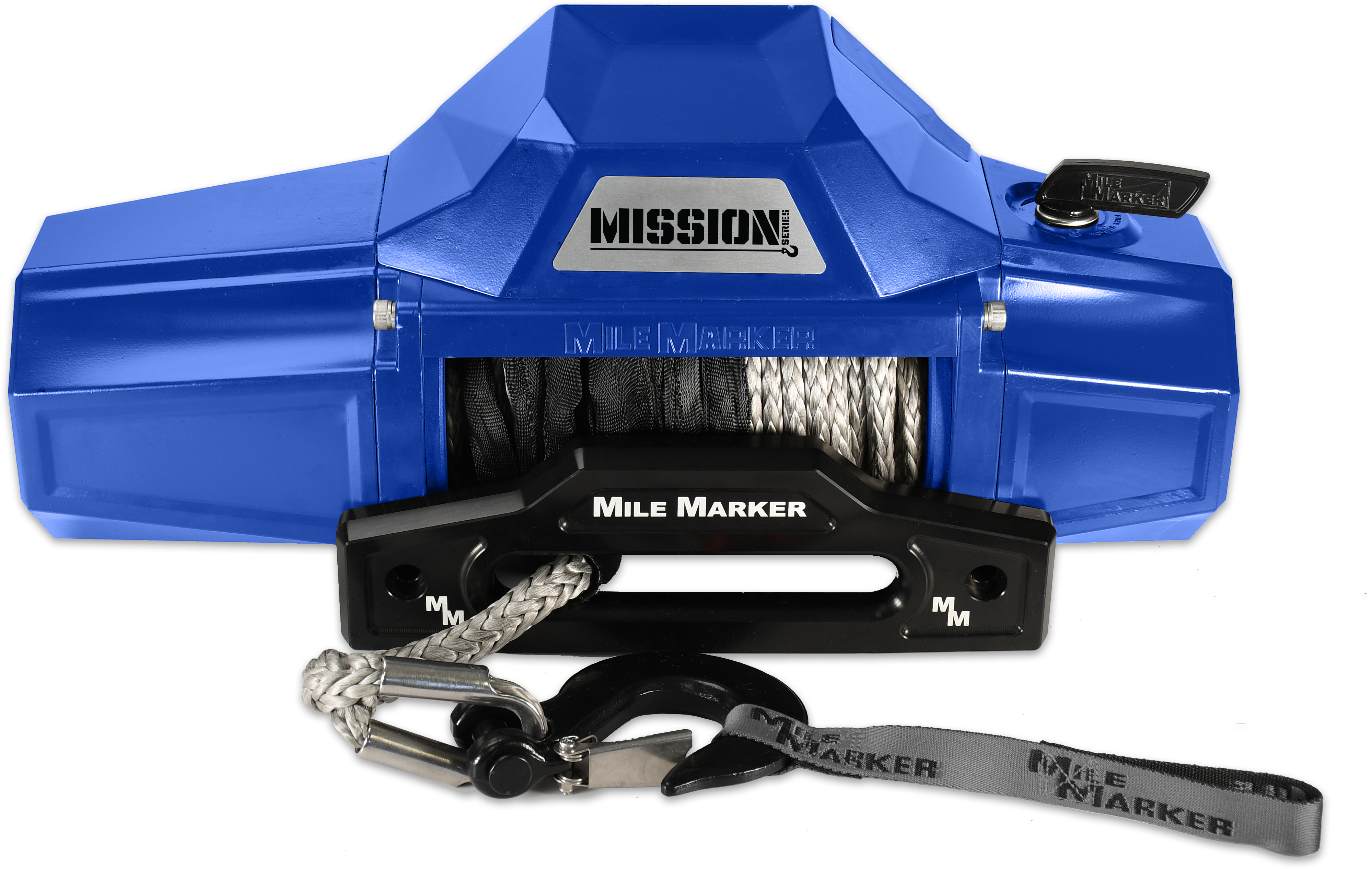 Mile Marker 10K MISSION RECOVERY WINCH WITH SYNTHETIC ROPE - CUSTOM COLOR 78-53246-CUSTOM