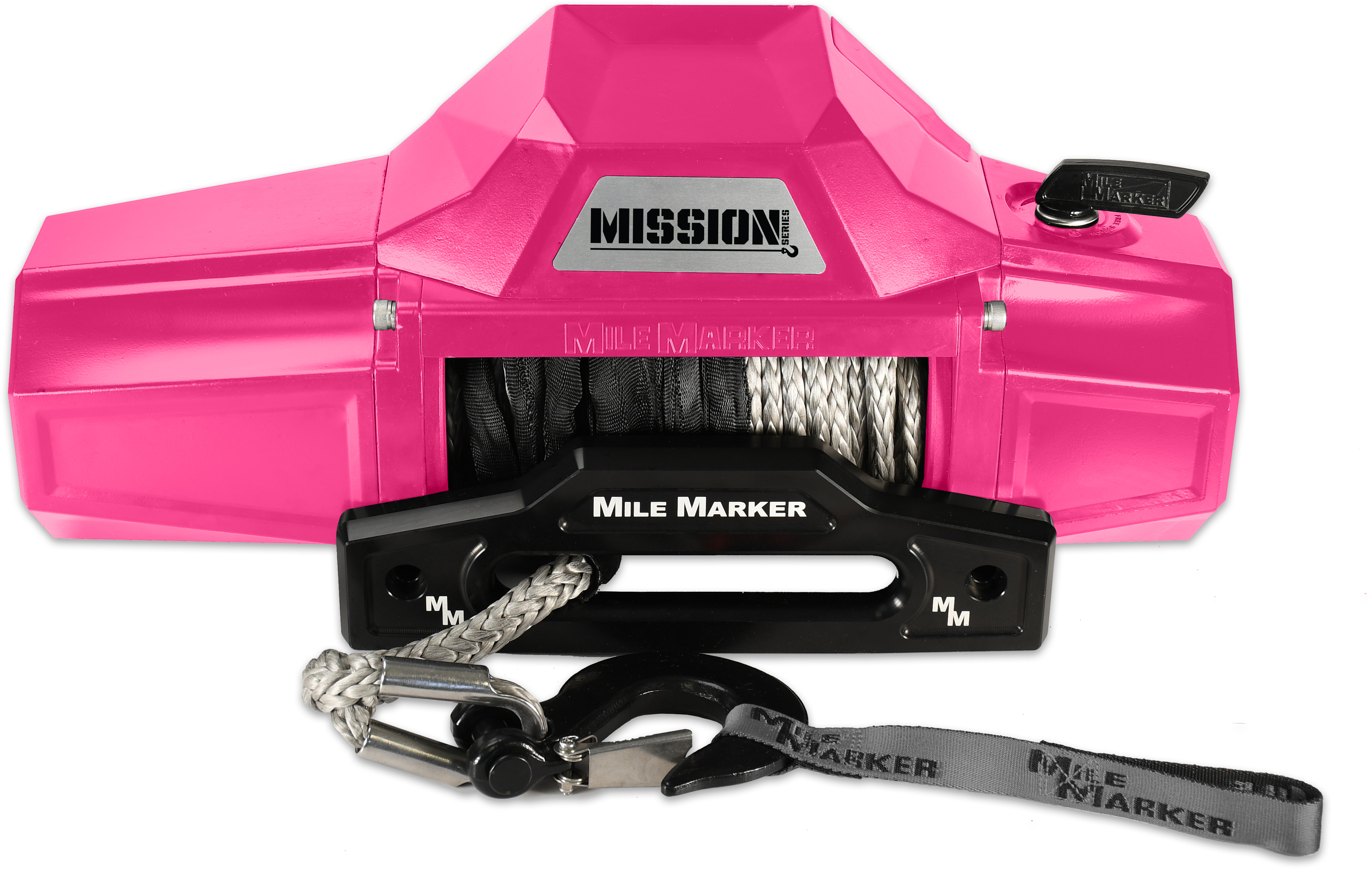 Mile Marker 8K MISSION RECOVERY WINCH WITH SYNTHETIC ROPE - CUSTOM COLOR 78-53141-CUSTOM