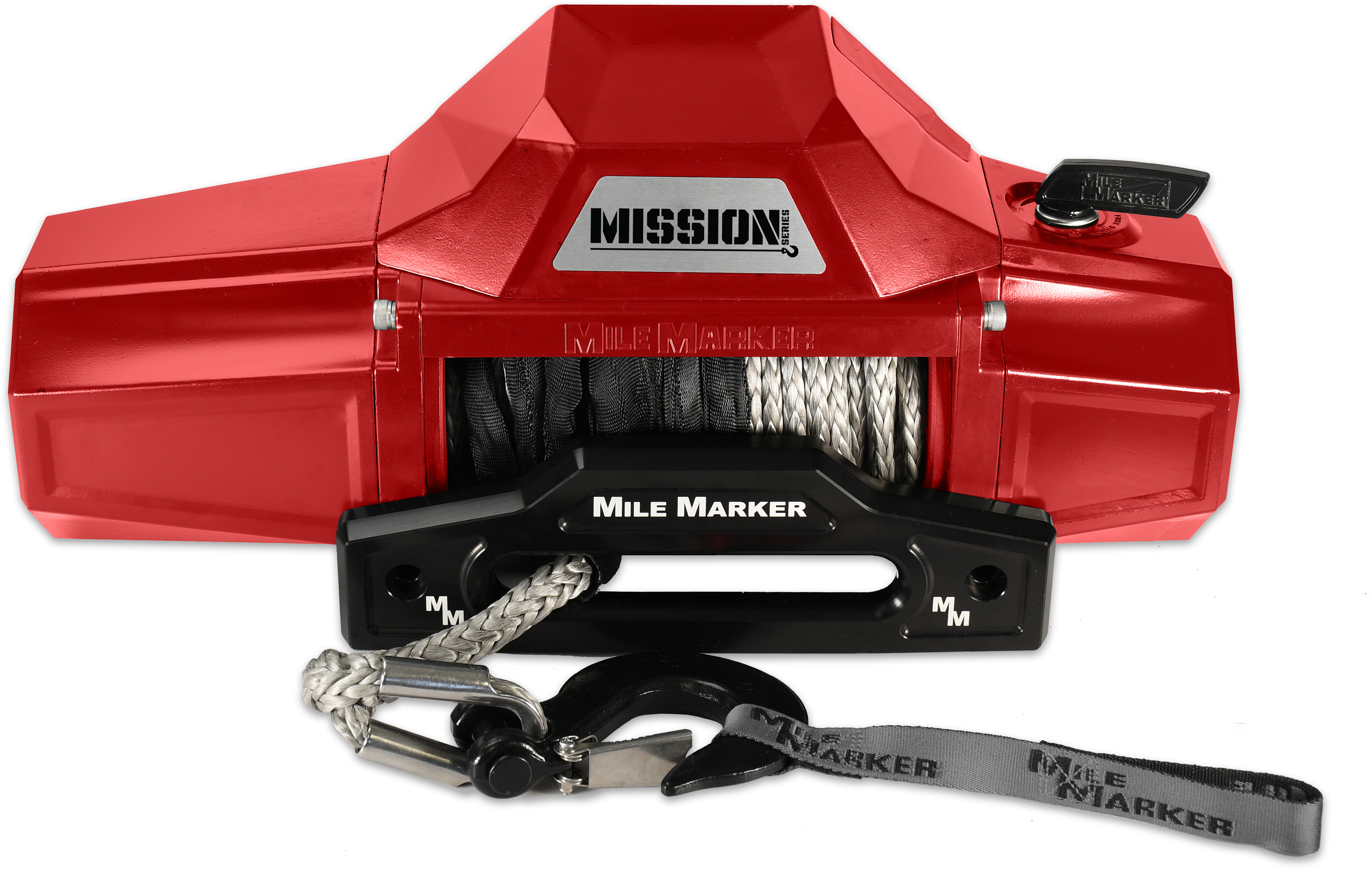 Mile Marker 10K MISSION RECOVERY WINCH WITH SYNTHETIC ROPE - CUSTOM COLOR 78-53246-CUSTOM