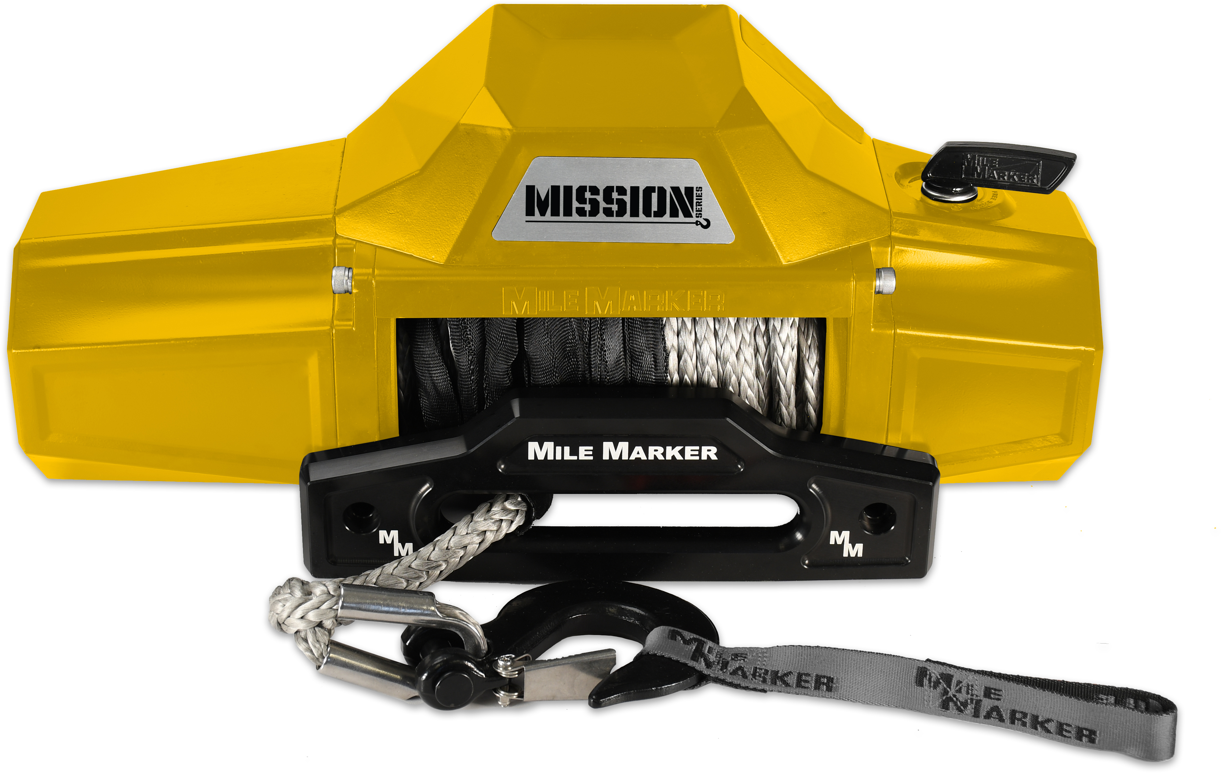 Mile Marker 10K MISSION RECOVERY WINCH WITH SYNTHETIC ROPE - CUSTOM COLOR 78-53246-CUSTOM