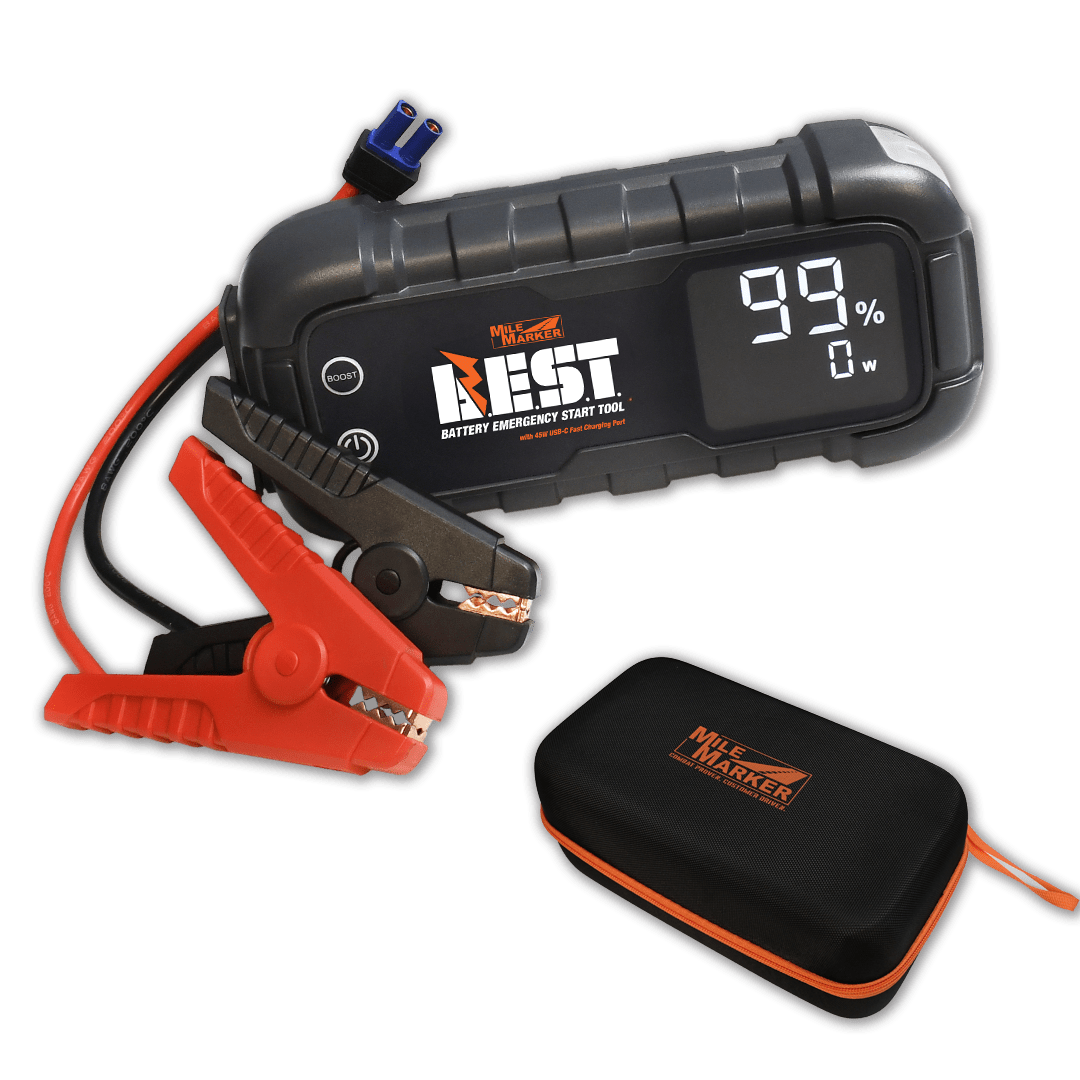 Mile Marker B.E.S.T. - Battery Emergency Start Tool, Heavy Duty Jump Starter 32001
