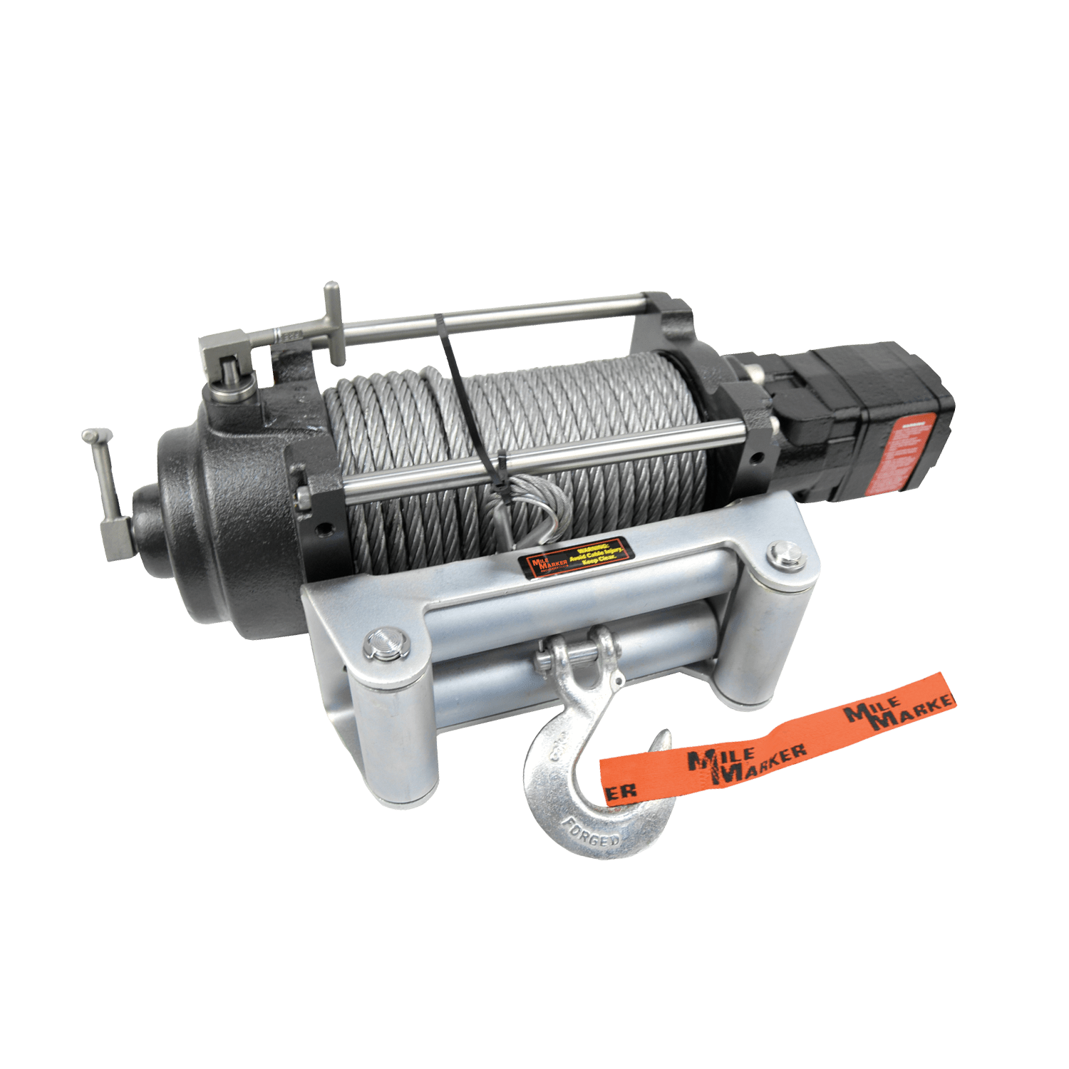 Mile Marker H12000 - 12,000LB 2-SPEED HYDRAULIC WINCH WITH STEEL CABLE 70-52000C