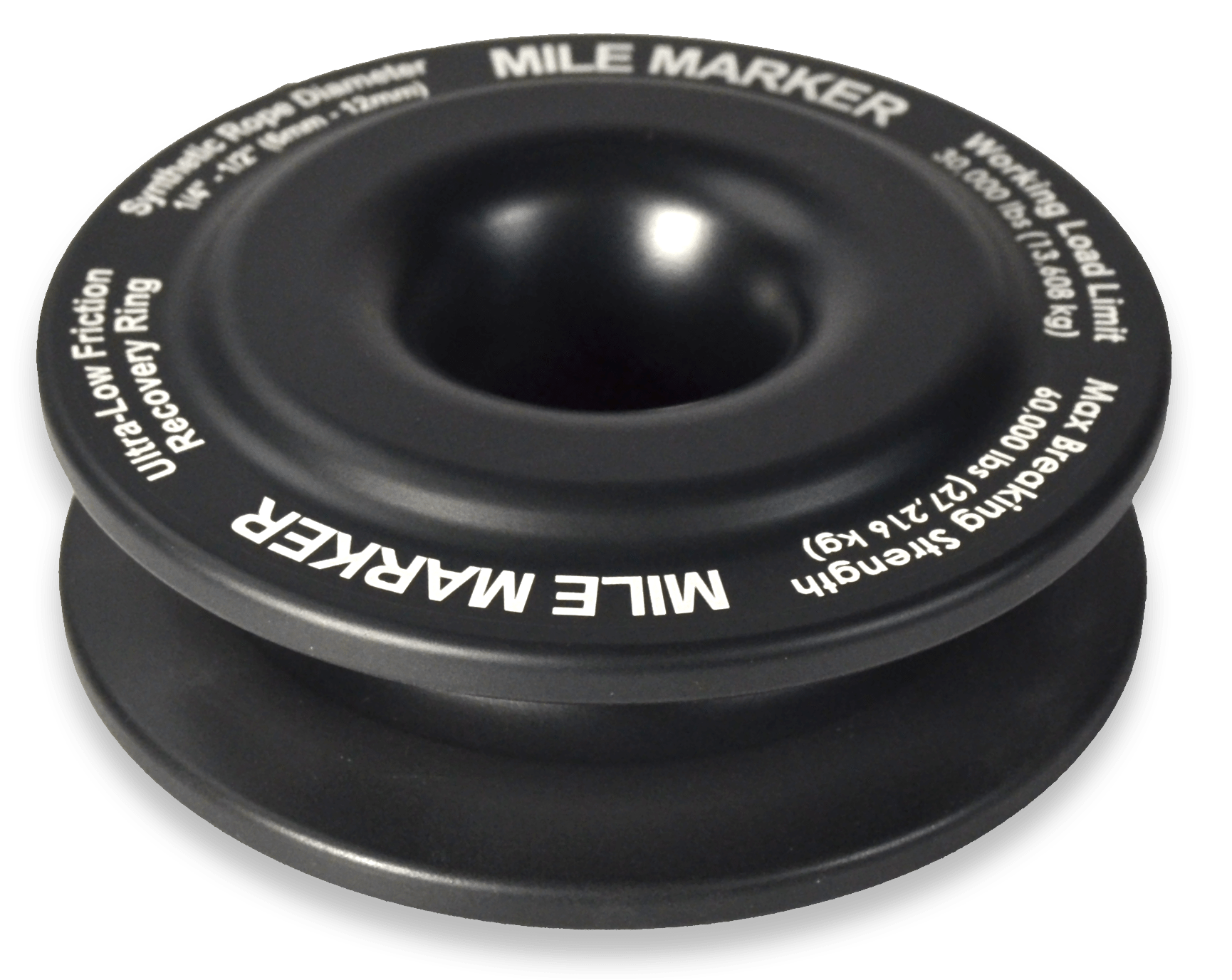 Mile Marker Covert Black Recovery Ring 60300-CB
