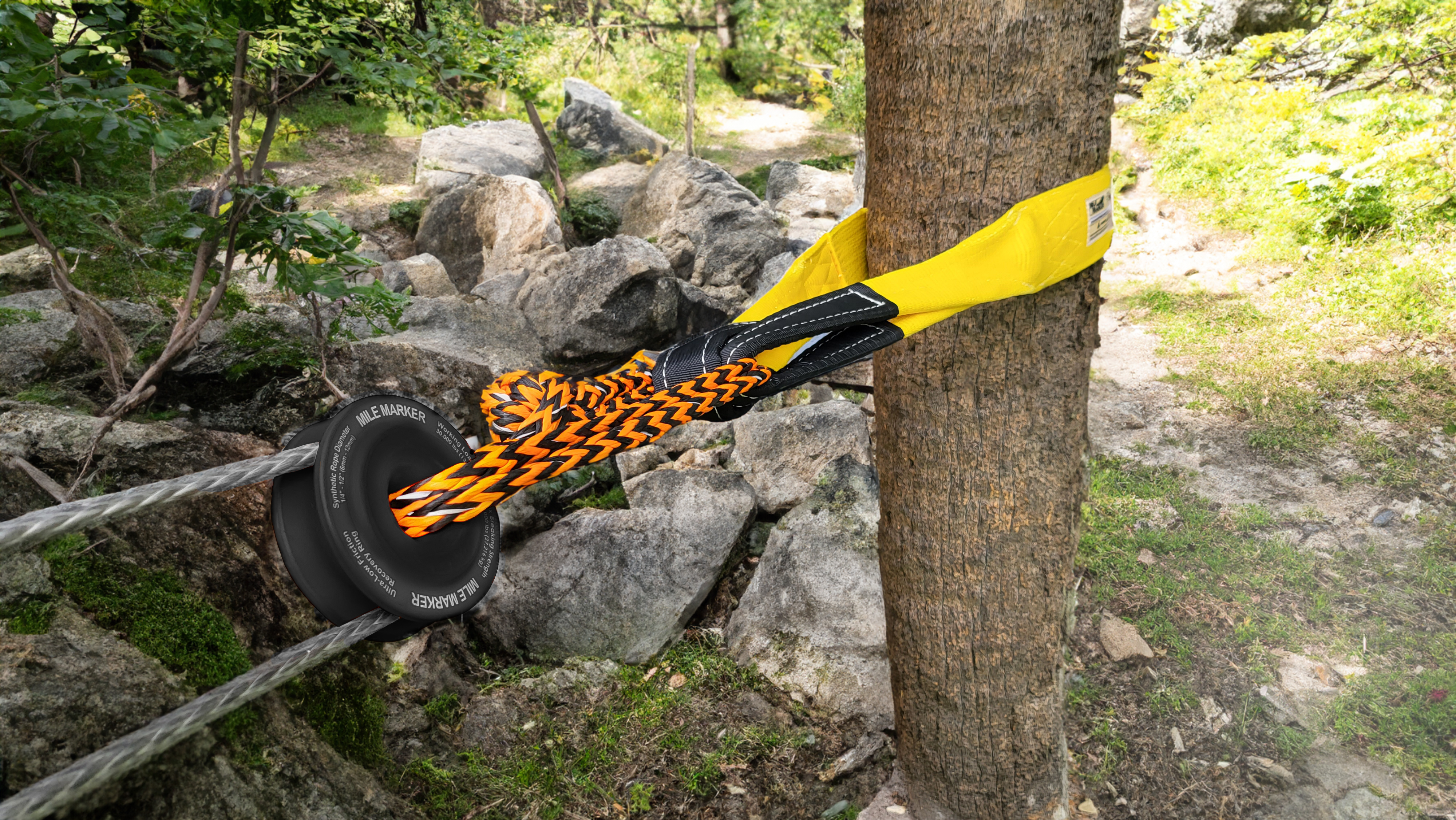 Mile Marker Covert Black Recovery Ring 60300-CB