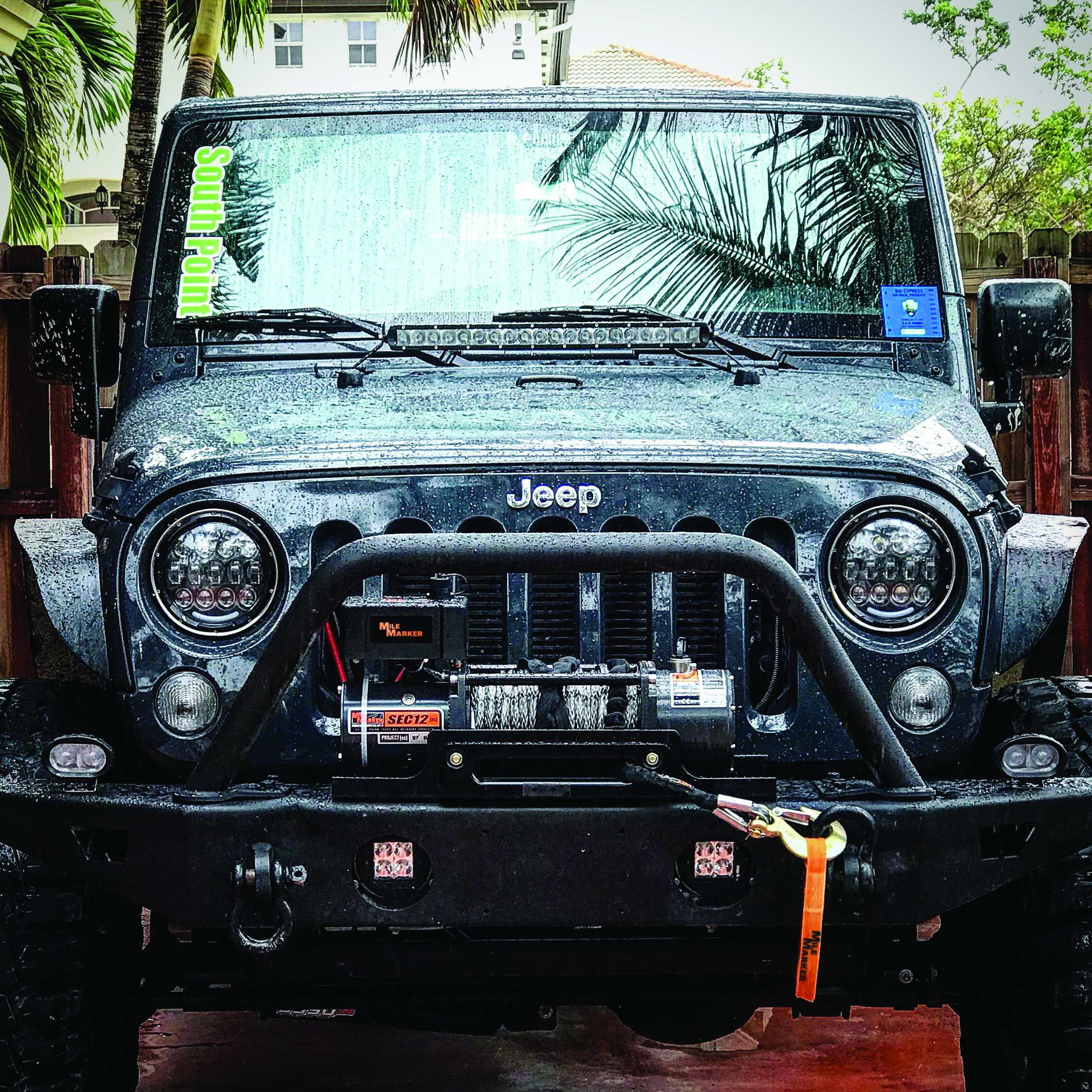 Mile Marker 12K SEC12(ES) WATERPROOF RECOVERY WINCH WITH SYNTHETIC ROPE 76-53251BW