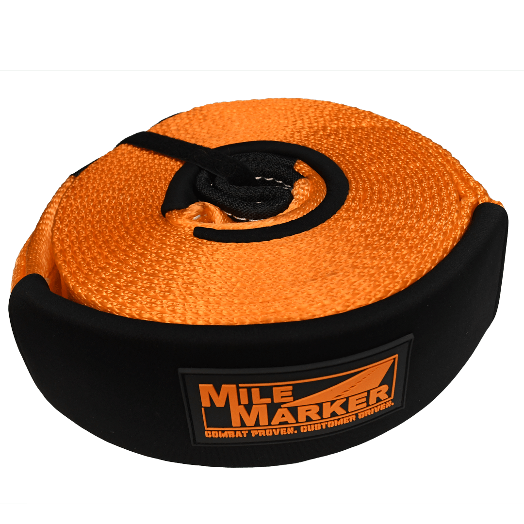 Mile Marker 4IN x 30ft Orange Snatch Strap 19430TOS