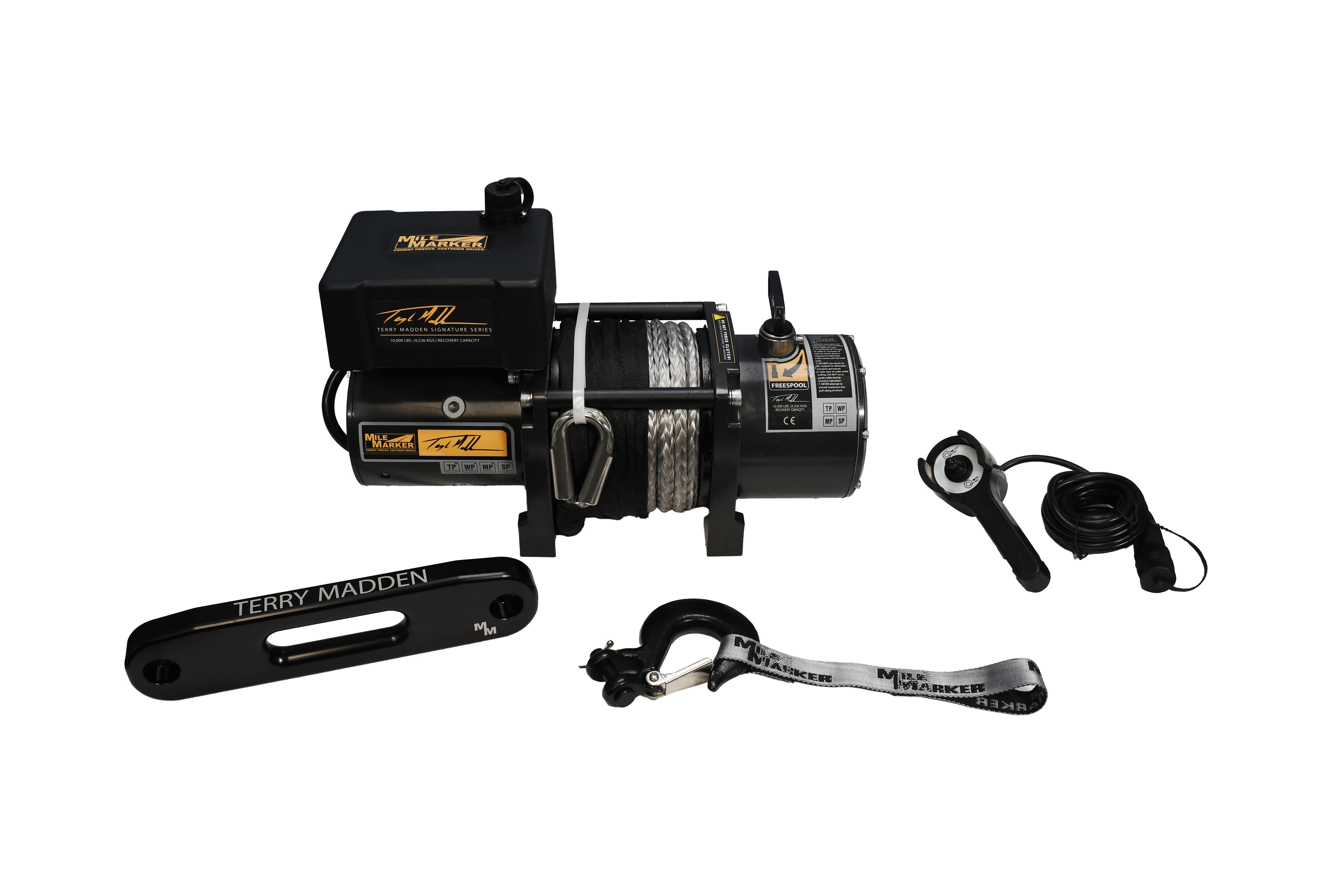 Mile Marker 10K SHORT DRUM COMPETITION WINCH -TERRY MADDEN SERIES TM-10K