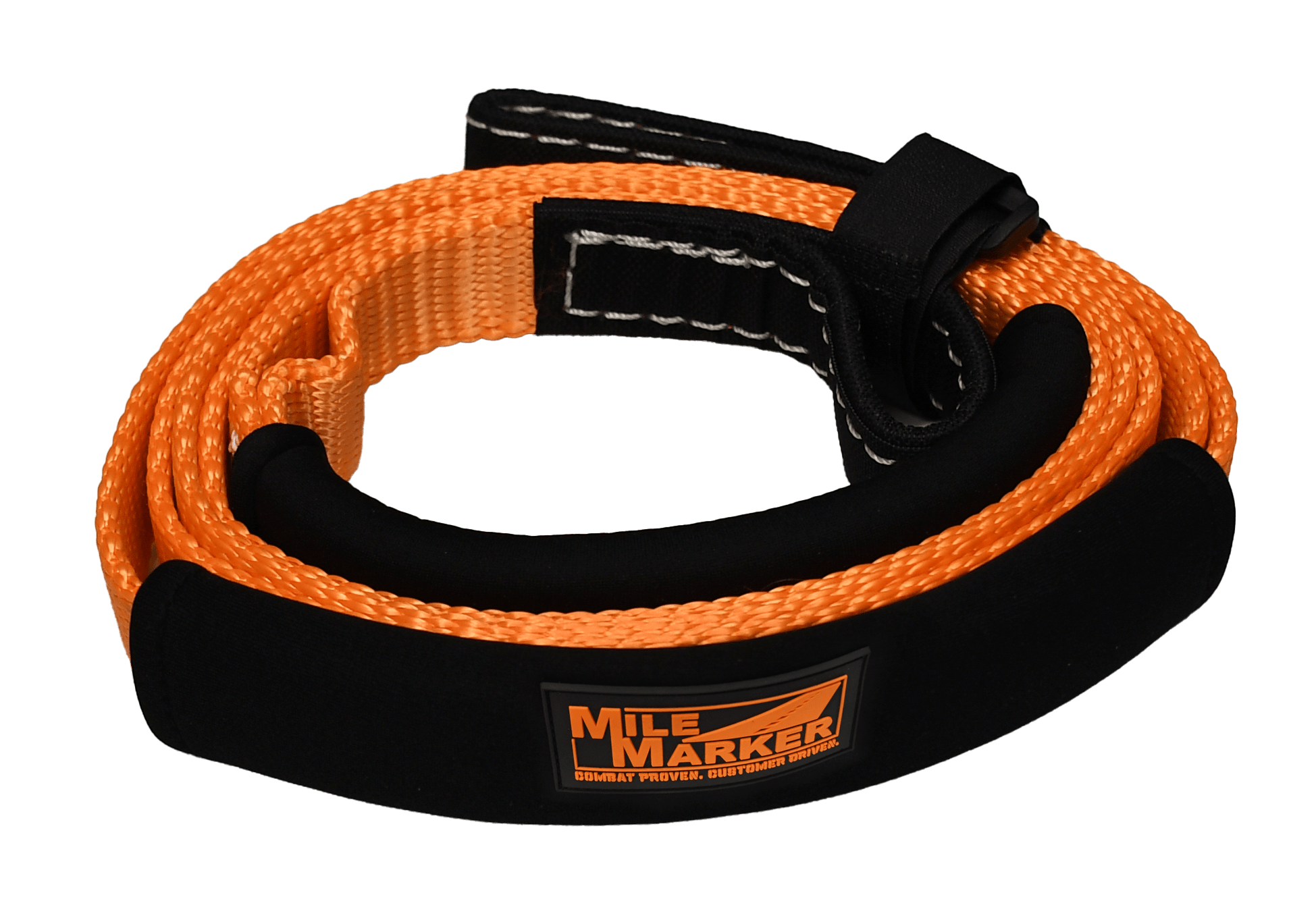 Mile Marker 1IN x 8ft Orange ATV/UTV Tow Strap 19108TOW