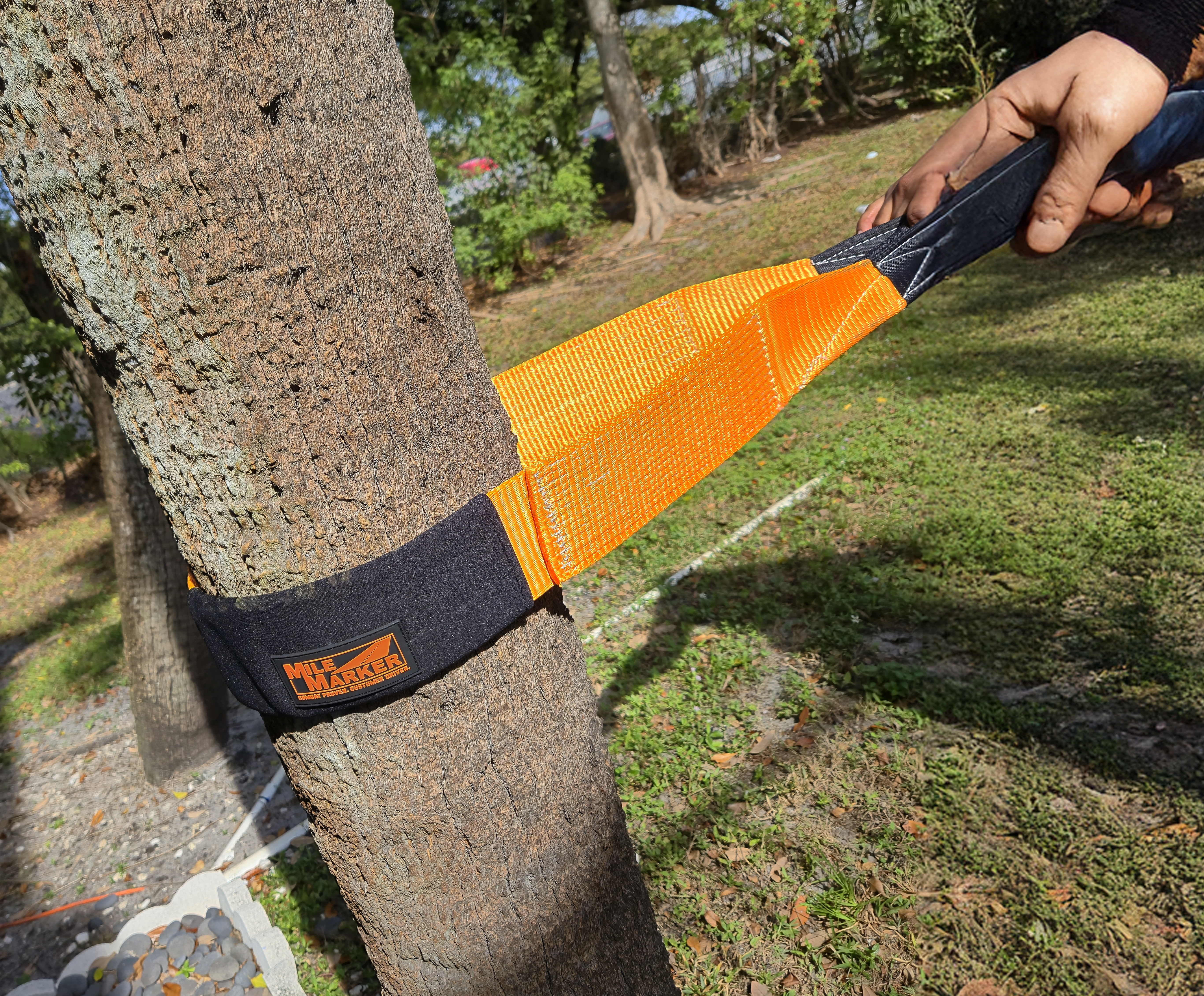 Mile Marker 4IN x 6ft Orange Tree Saver 19406TOW